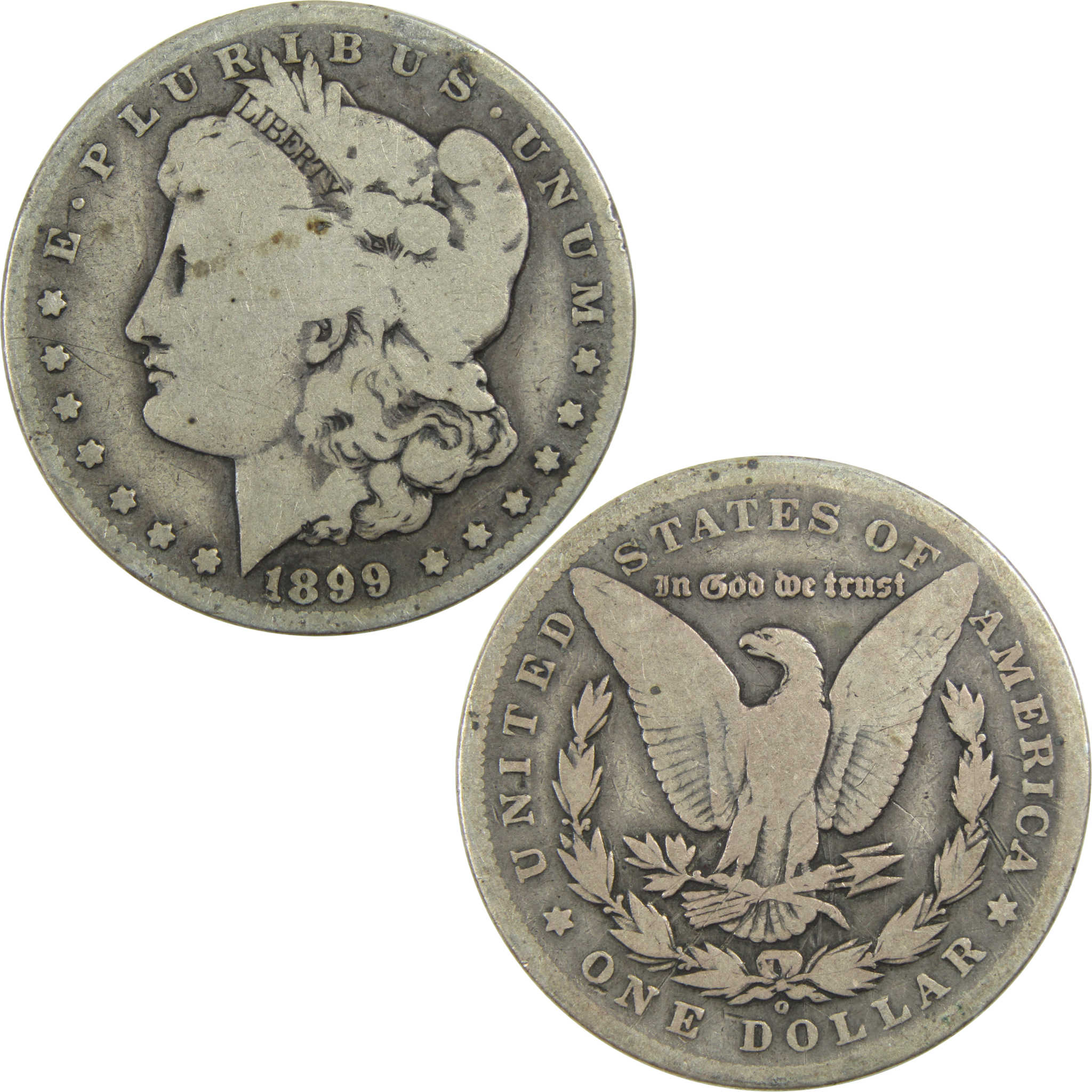 1899 O Micro O Morgan Dollar G Good Silver $1 Coin SKU:I13603 - Morgan coin - Morgan silver dollar - Morgan silver dollar for sale - Profile Coins &amp; Collectibles