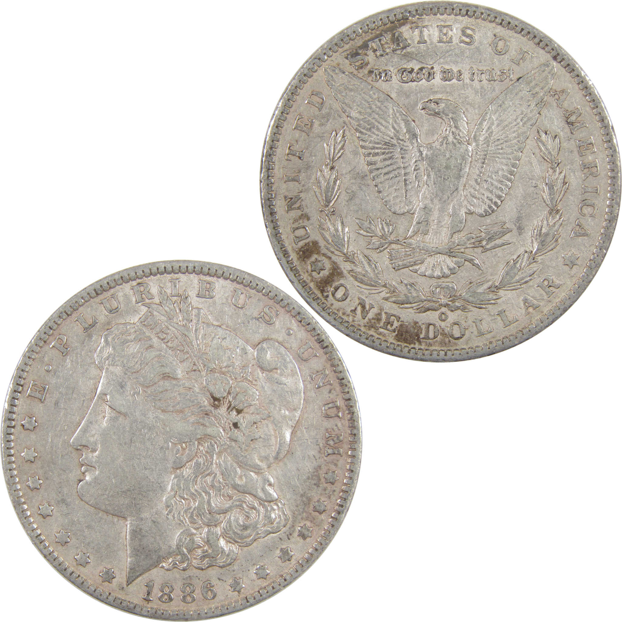 1886 O Morgan Dollar XF EF Extremely Fine Silver $1 Coin SKU:I17959 - Morgan coin - Morgan silver dollar - Morgan silver dollar for sale - Profile Coins &amp; Collectibles