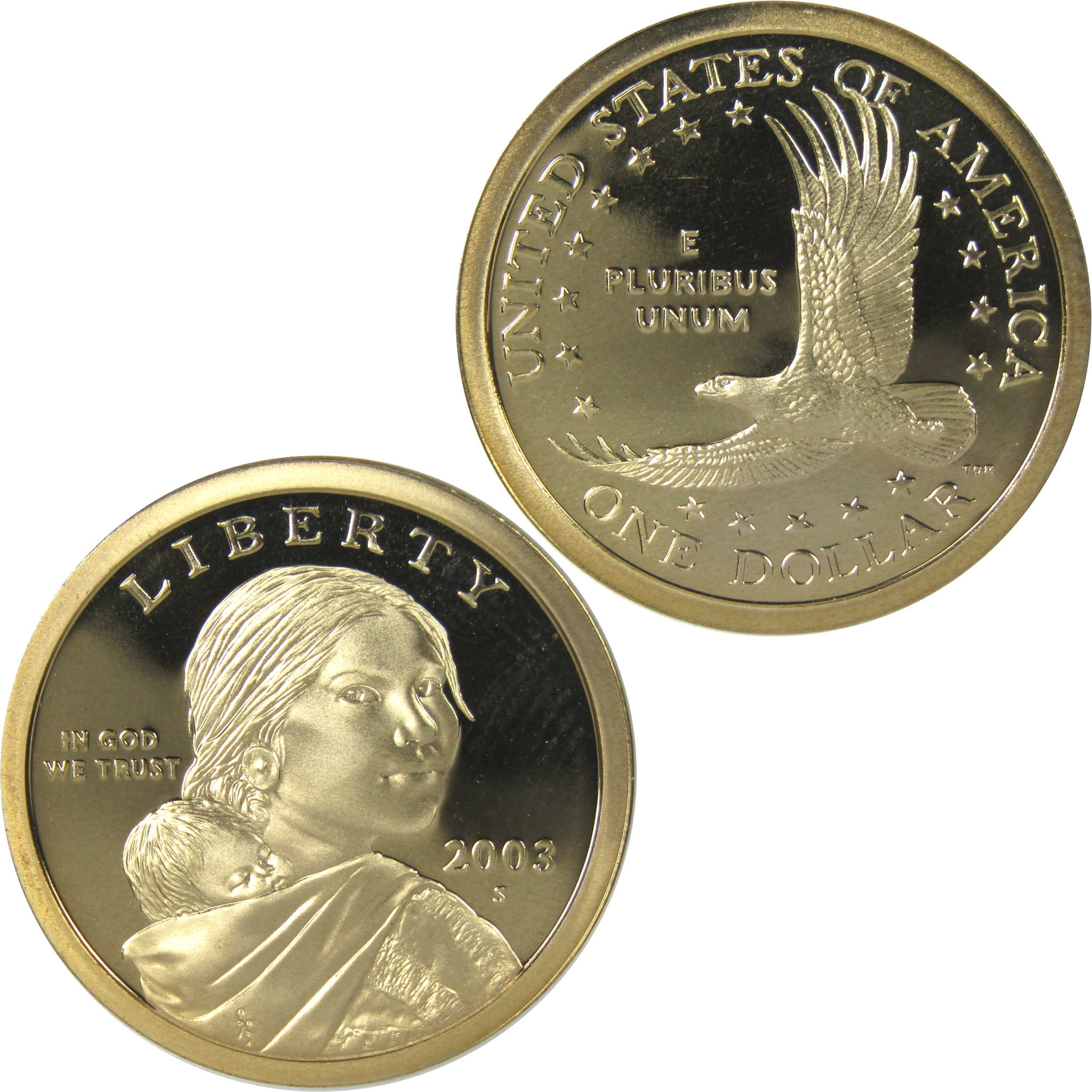 2003 S Sacagawea Native American Dollar Choice Proof $1 Coin