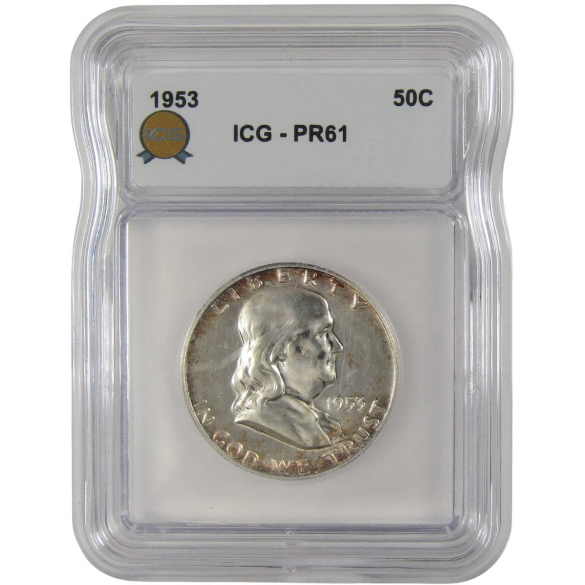 1953 Franklin Silver Half Dollar PR 61 ICG Proof 50c Coin SKU:I29117
