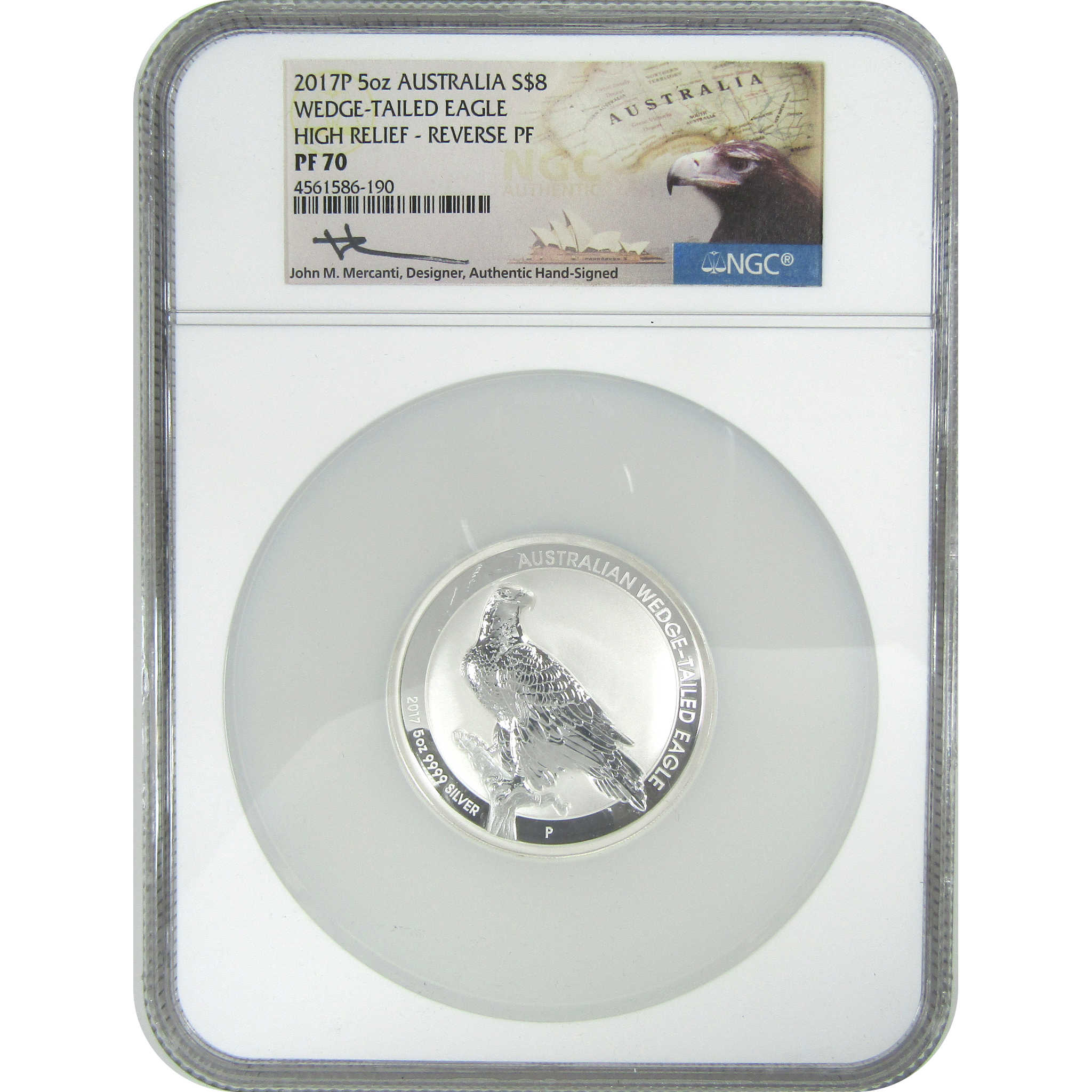 2017 P Australian Wedge-tailed Eagle Reverse PF 70 NGC SKU:CPC9321