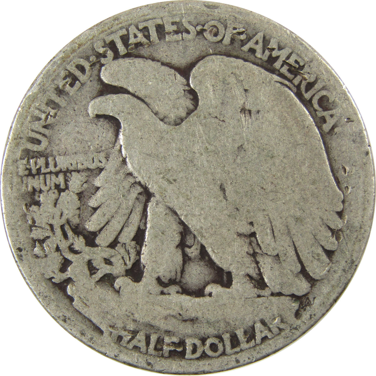 1916 Liberty Walking Silver Half Dollar AG About Good Coin SKU:I29034