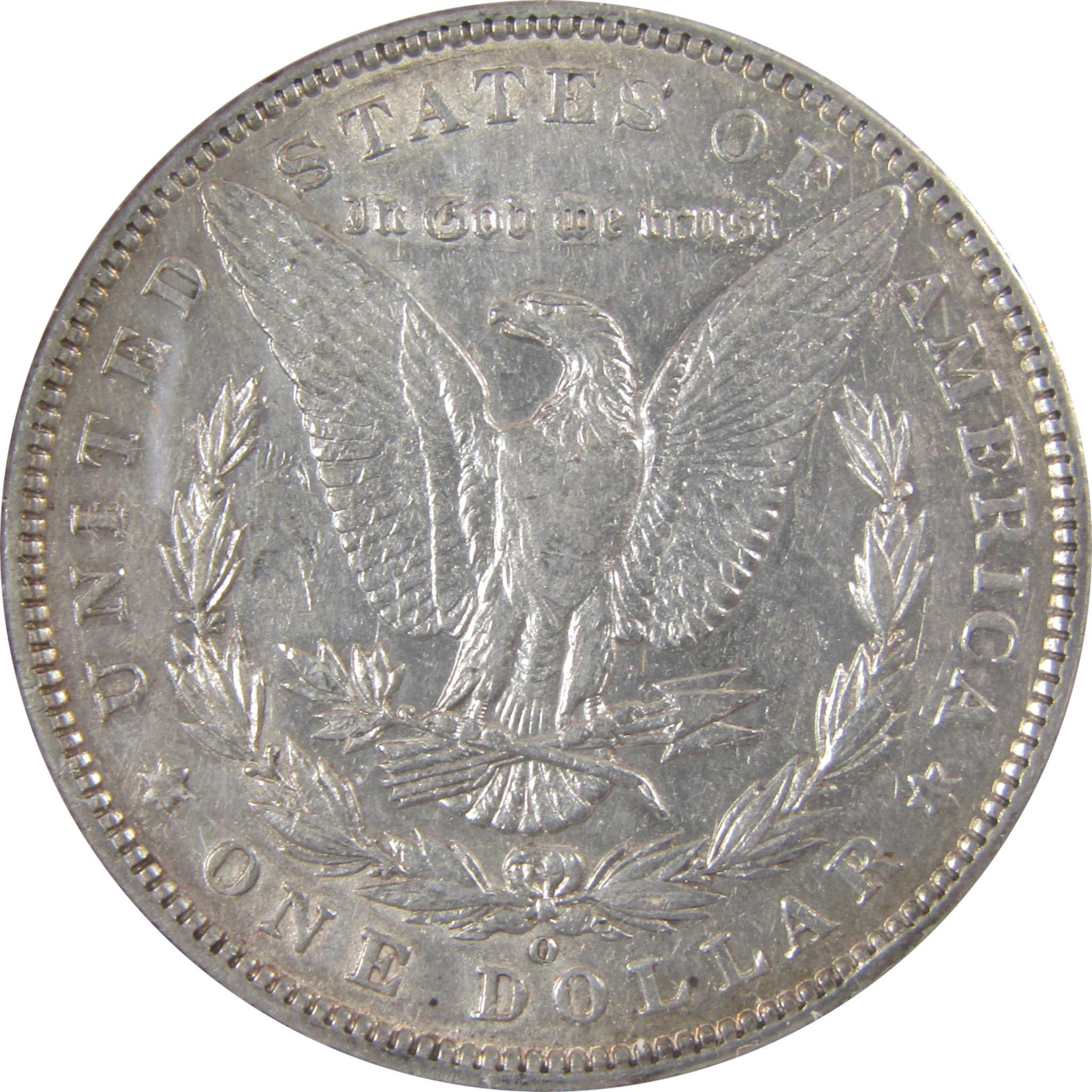 1895 O Morgan Silver Dollar AU 50 Details ANACS $1 Coin SKU:I25419 - Morgan coin - Morgan silver dollar - Morgan silver dollar for sale - Profile Coins &amp; Collectibles