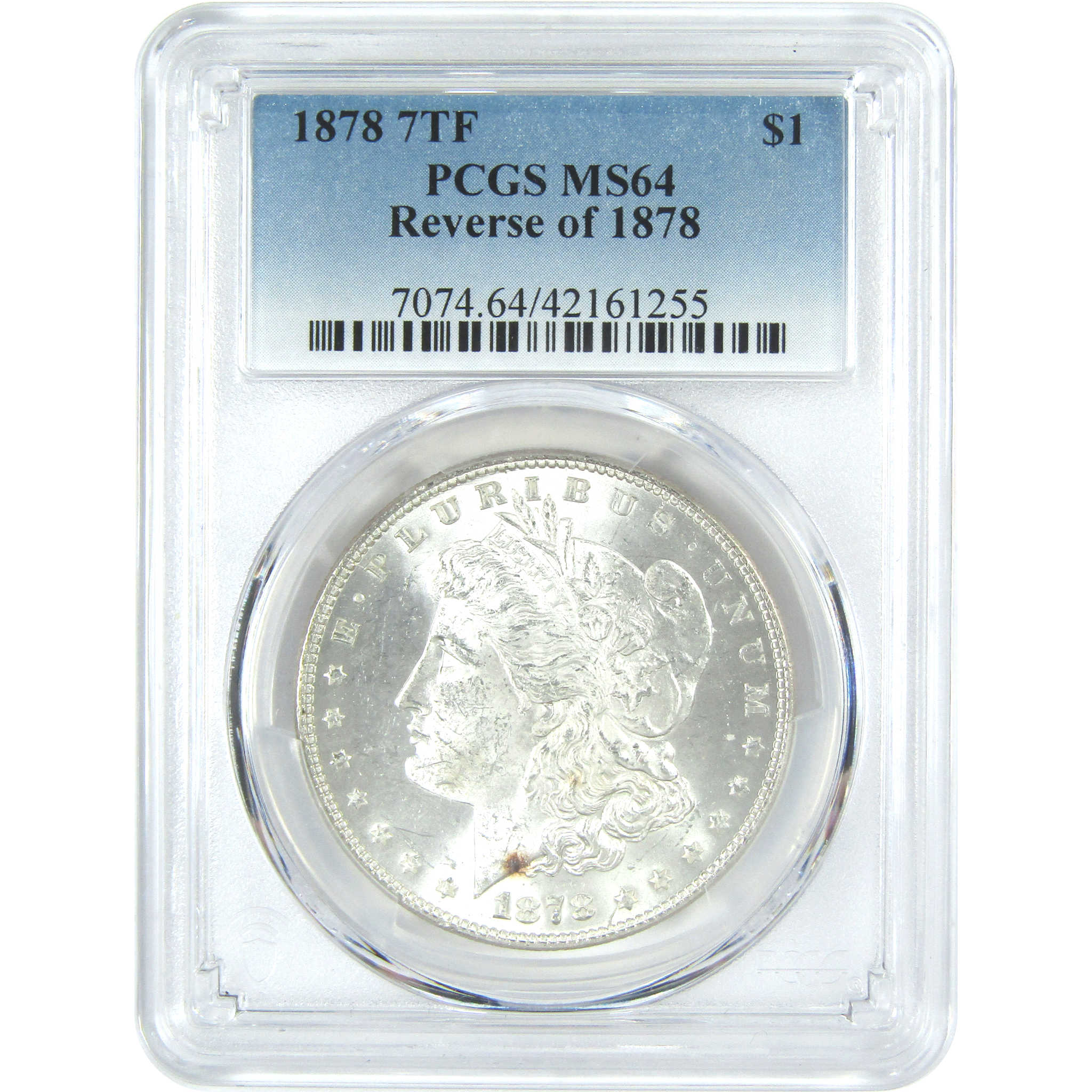 1878 7TF Rev 78 Morgan Dollar MS 64 PCGS Silver $1 Coin SKU:I16502 - Morgan coin - Morgan silver dollar - Morgan silver dollar for sale - Profile Coins &amp; Collectibles