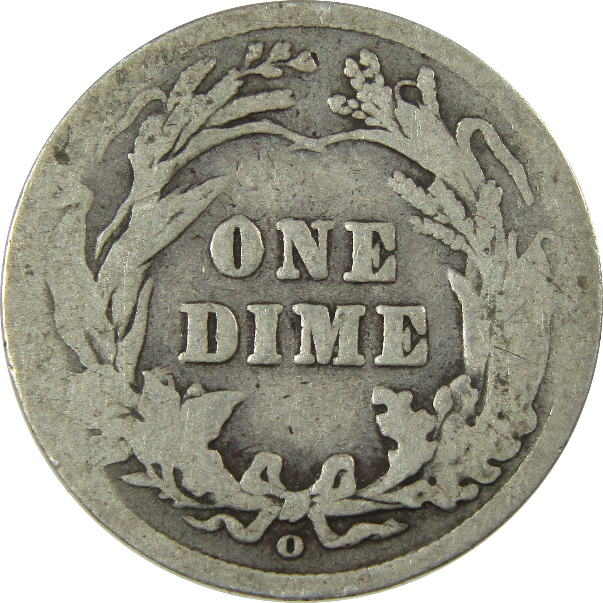 1905 O Micro O Barber Silver Dime AG About Good 10c Coin SKU:I26627