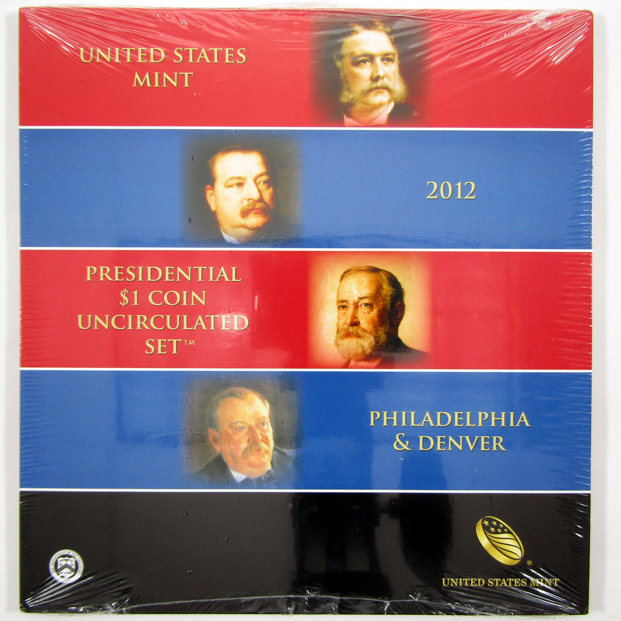 2012 P&D Presidential Dollar $1 Coin Uncirculated Set OGP SKU:CPC3831