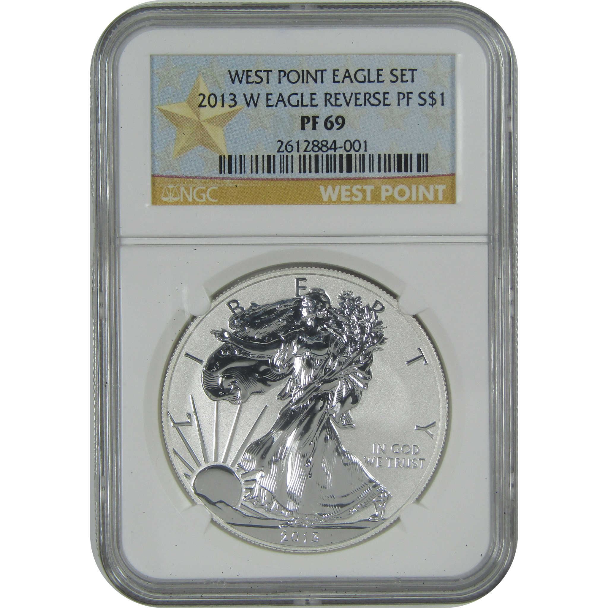 2013 W American Eagle Dollar PF 69 NGC 1 oz .999 Silver SKU:CPC9523