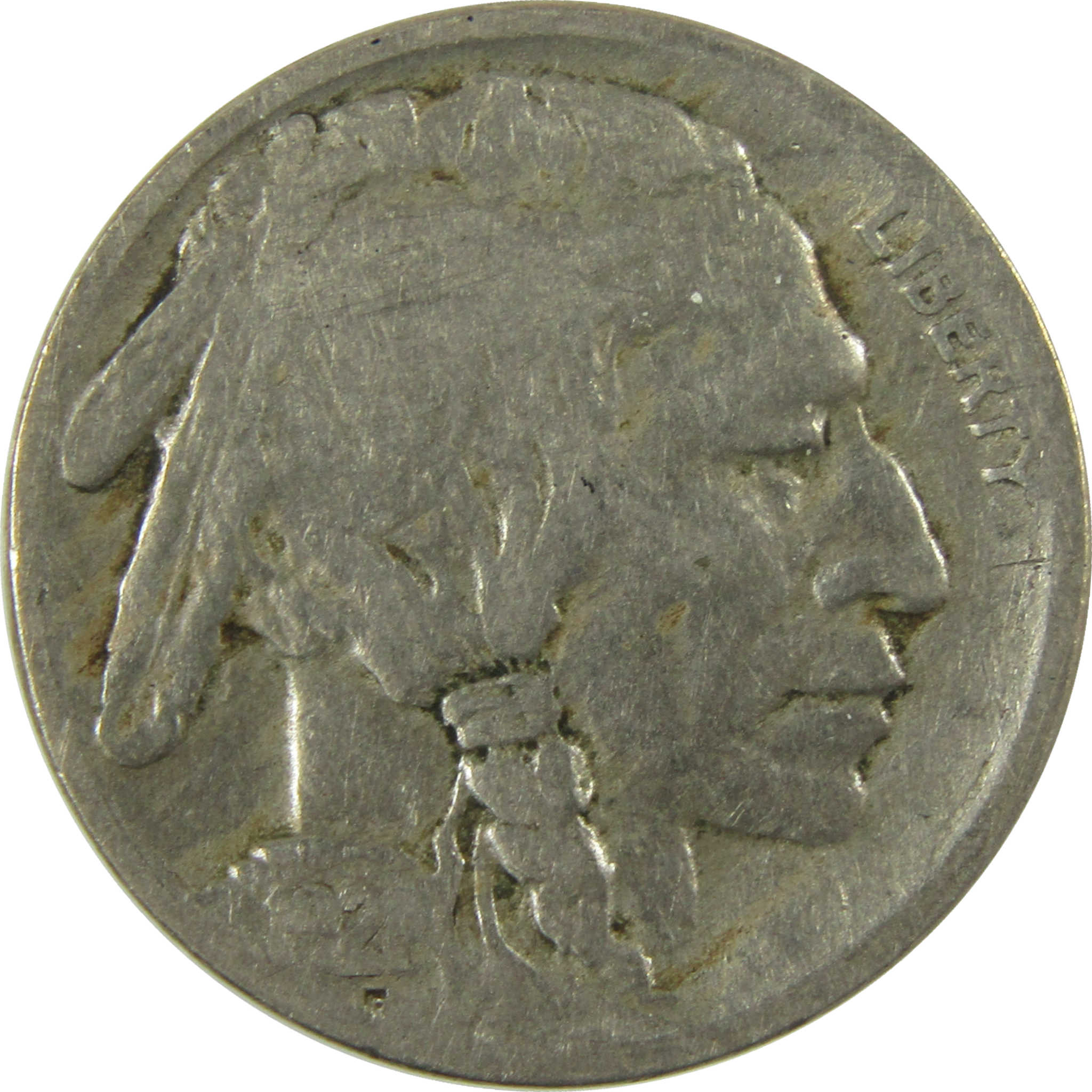 1921 S Indian Head Buffalo Nickel G Good Details 5c Coin SKU:I27873
