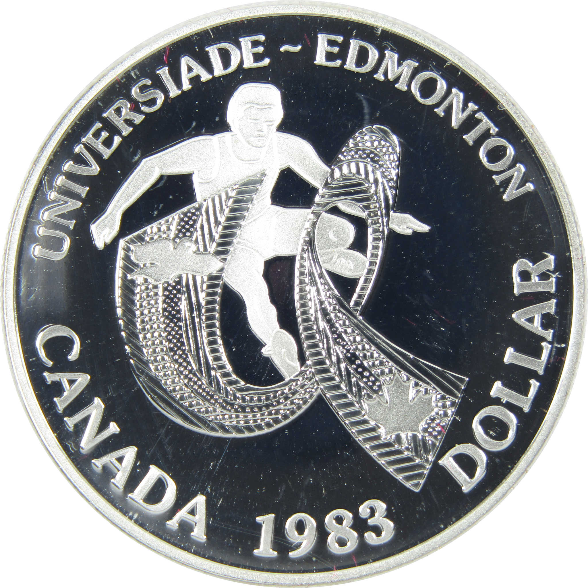 1983 Canadian World University Games Silver $1 Proof SKU:CPC7797