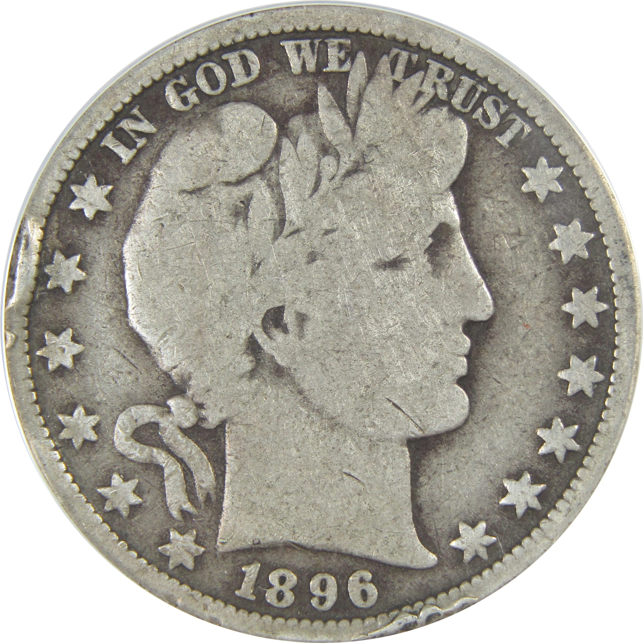 1896 O Barber Half Dollar VG 8 Details ANACS Silver 50c SKU:I16165