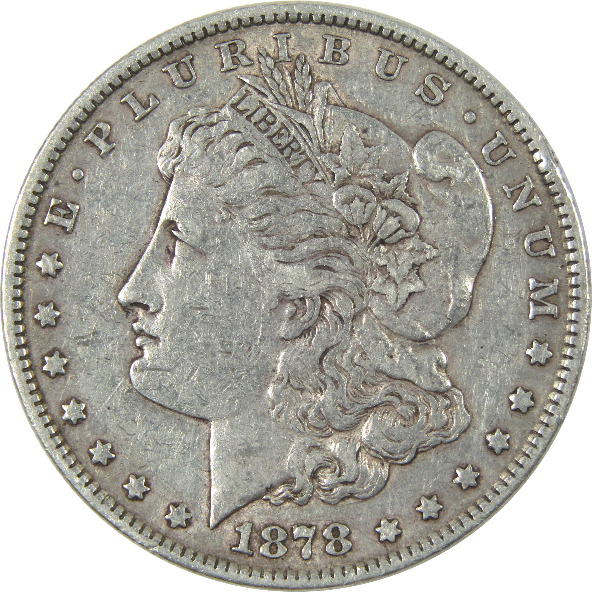 1878 7TF Rev 79 Morgan Dollar VF Very Fine Silver $1 Coin SKU:I14725 - Morgan coin - Morgan silver dollar - Morgan silver dollar for sale - Profile Coins &amp; Collectibles