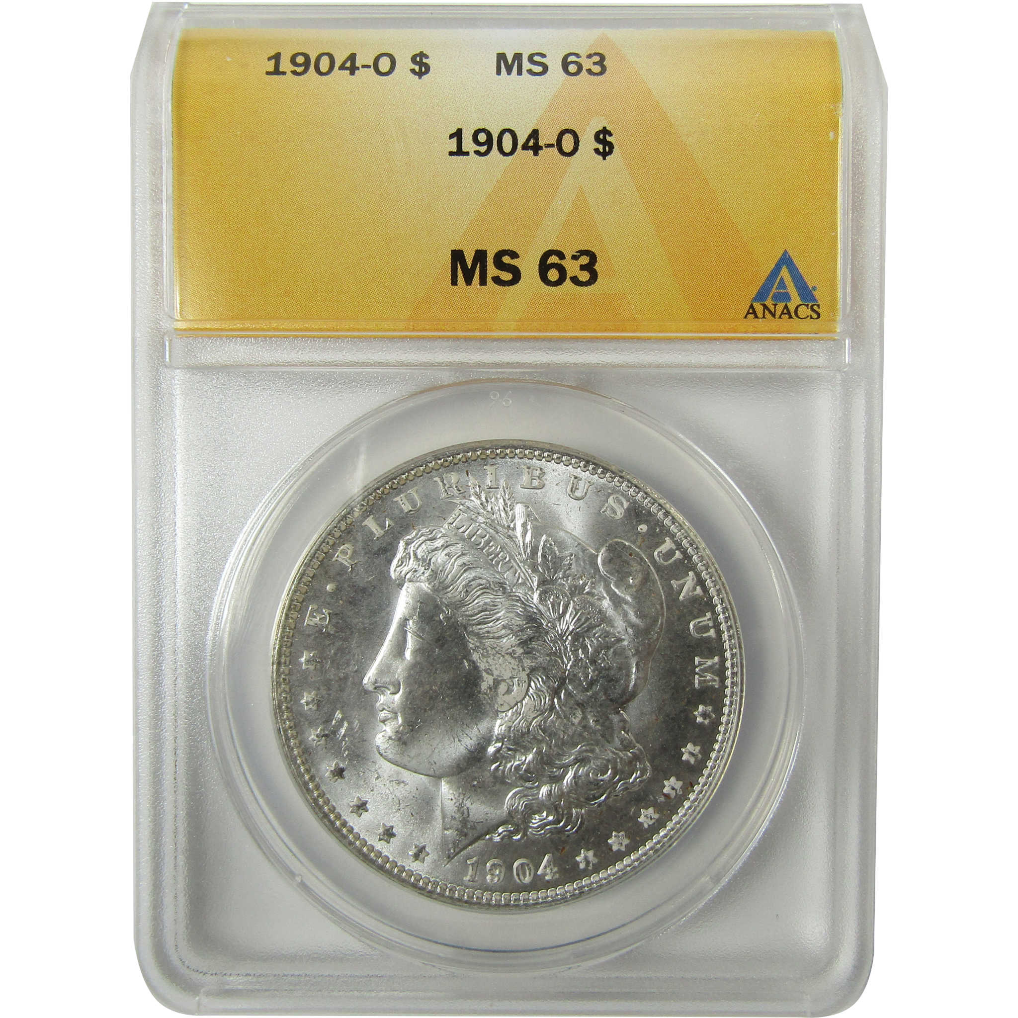 1904 O Morgan Silver Dollar MS 63 ANACS Uncirculated SKU:I28314
