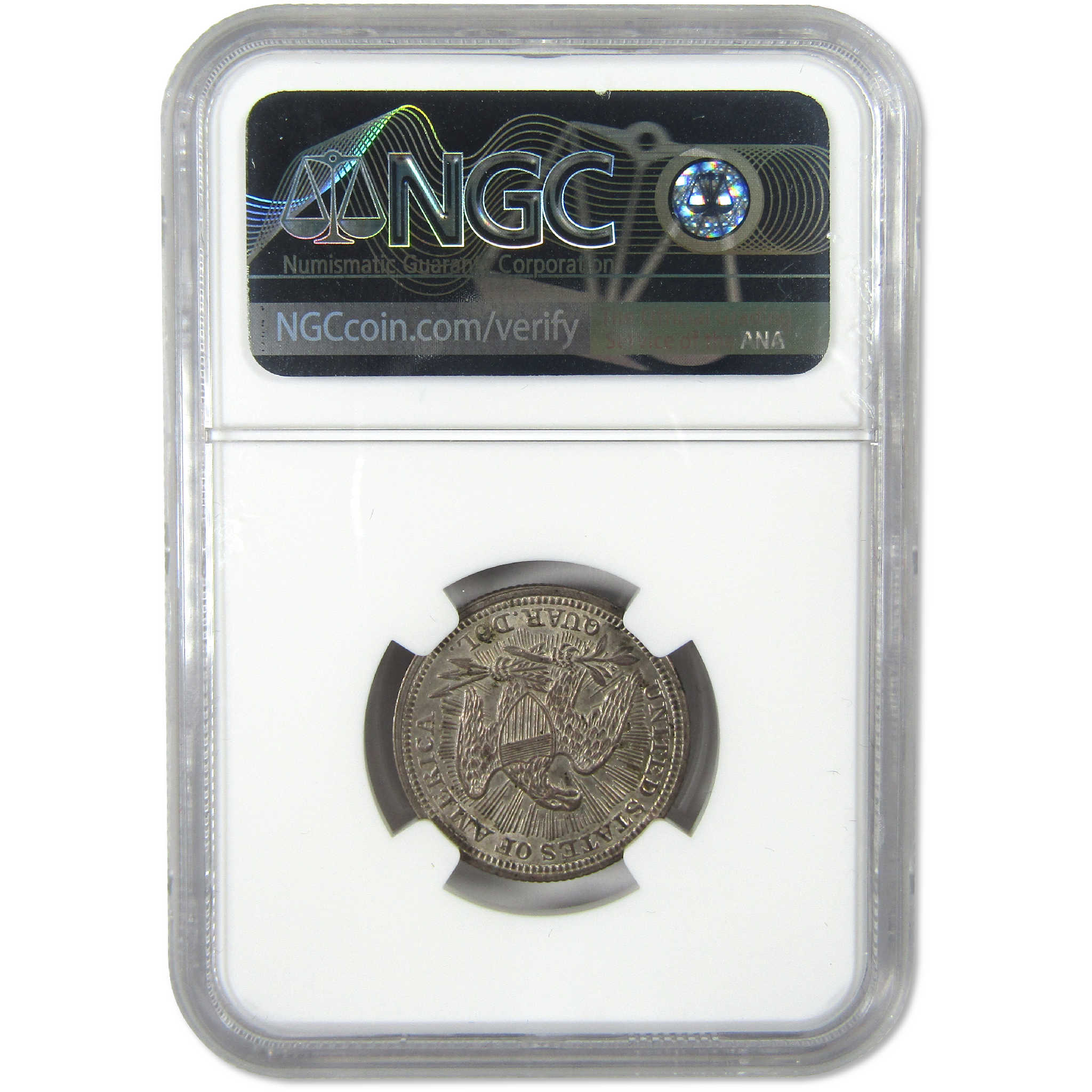 1853 Arrows and Rays Seated Liberty Silver Quarter AU 58 NGC 25c Coin