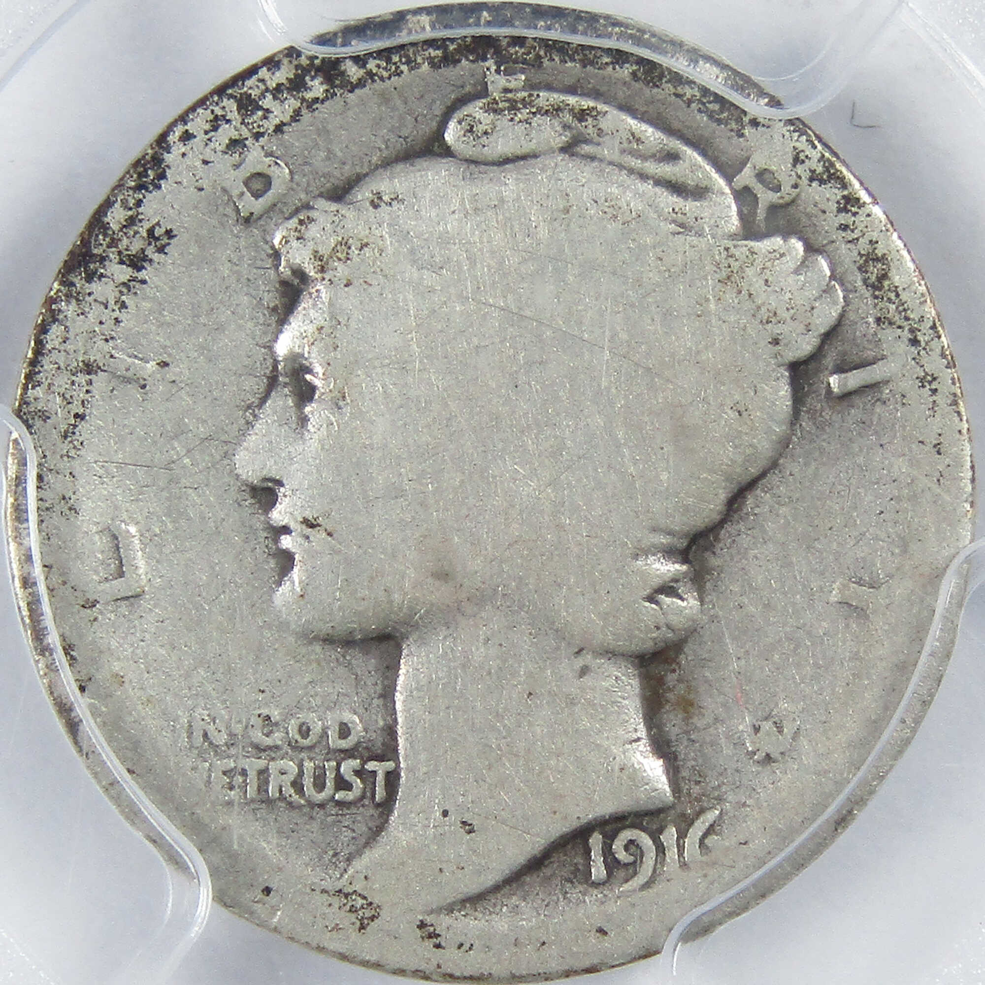 1916 D Mercury Dime FR 2 PCGS Silver 10c Coin SKU:I12910