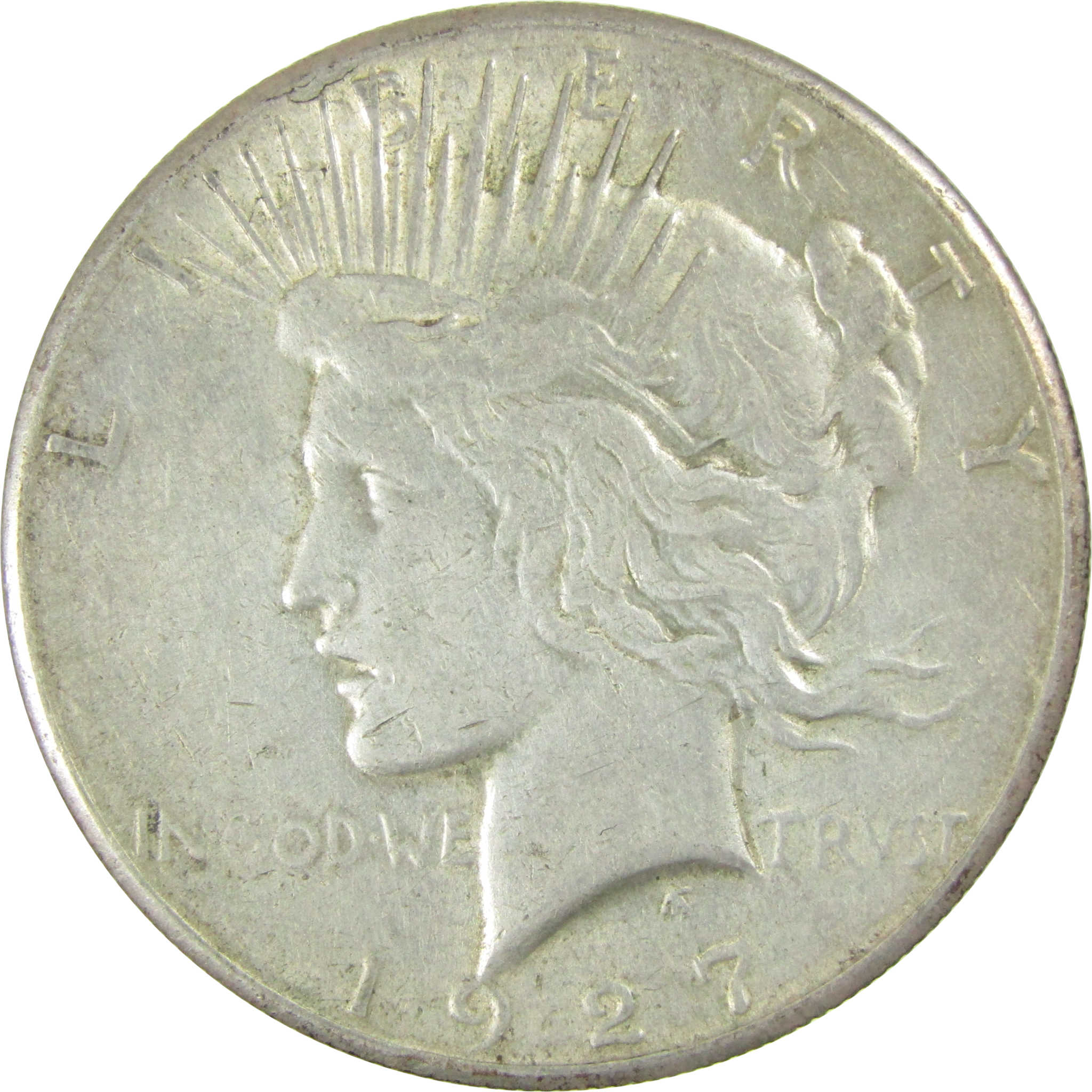 1927 Peace Silver Dollar XF EF Extremely Fine DeTs $1 Coin SKU:I27490