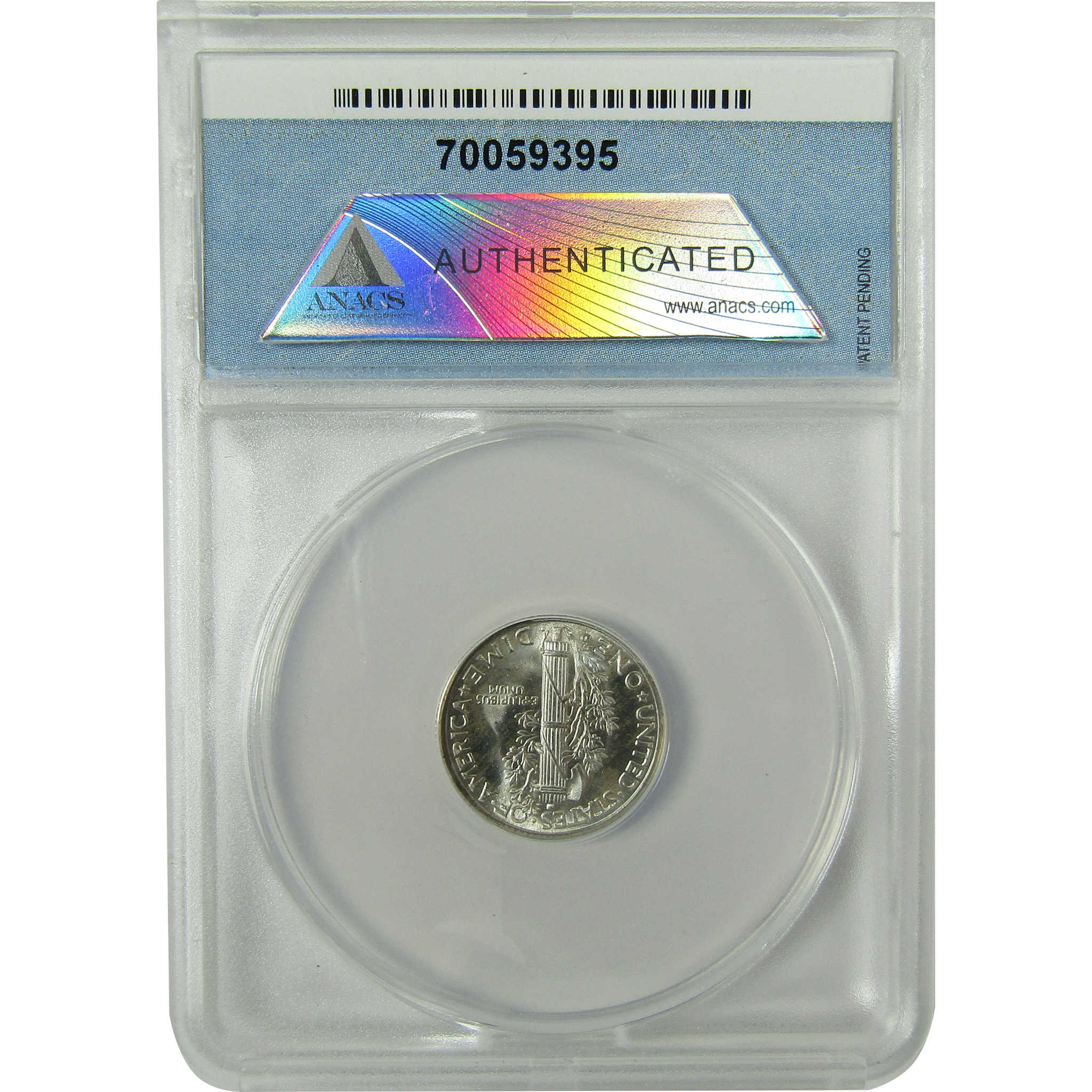 1939 D Mercury Silver Dime MS 67 FSB ANACS 10c Coin SKU:I28419
