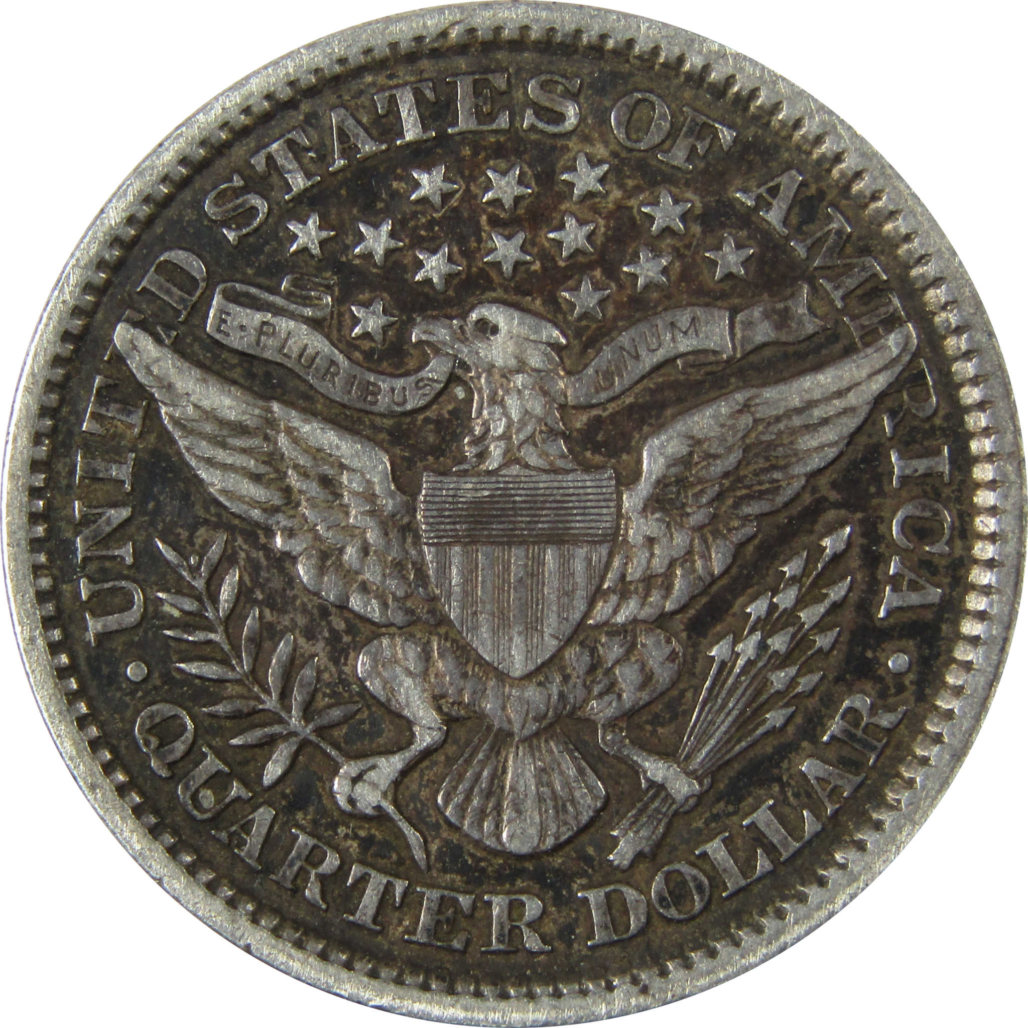 1898 Barber Silver Quarter VF Very Fine 25c Coin SKU:CP899