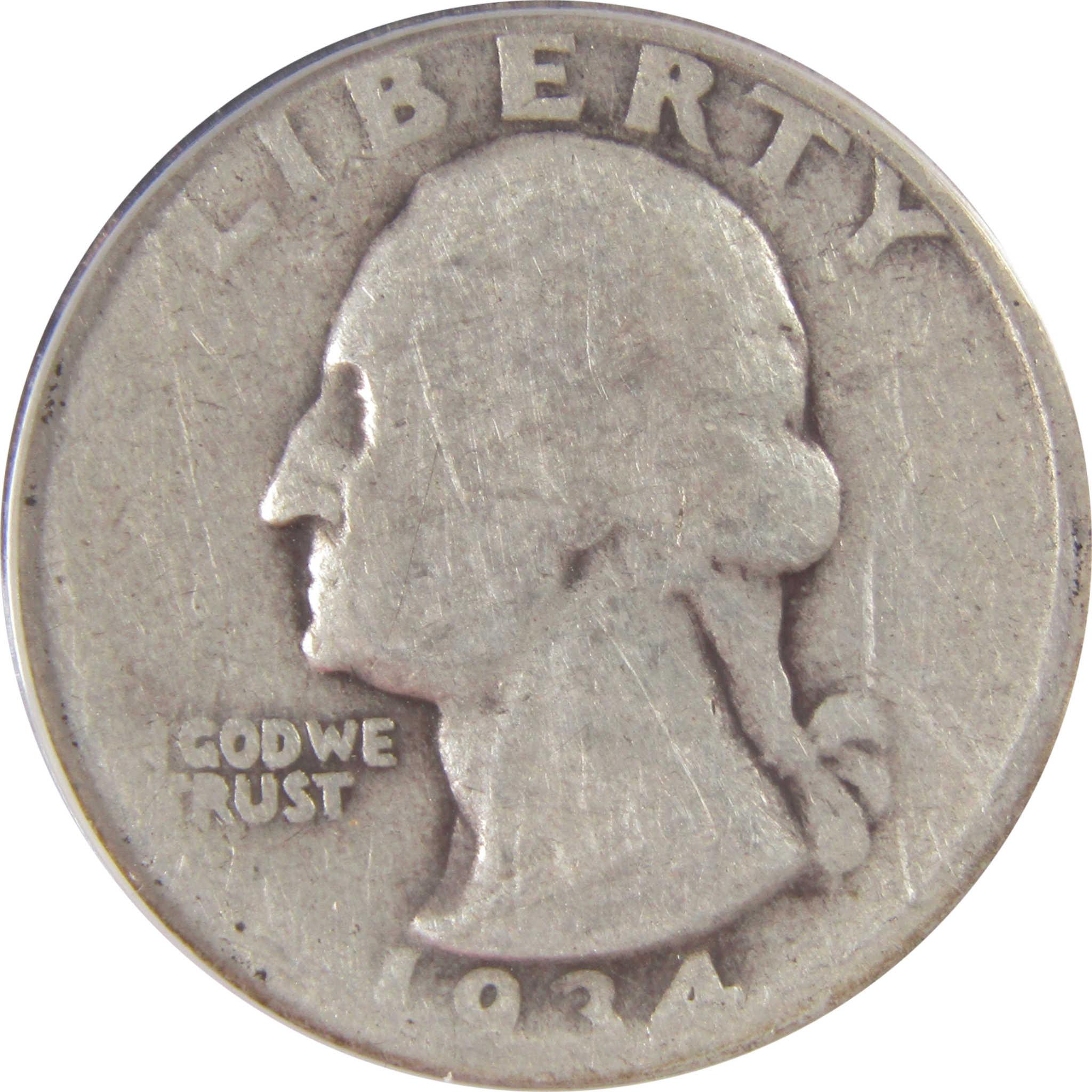 1934 DDO FS-101 Die 1 Washington Silver Quarter AG 3 ANACS SKU:I25625