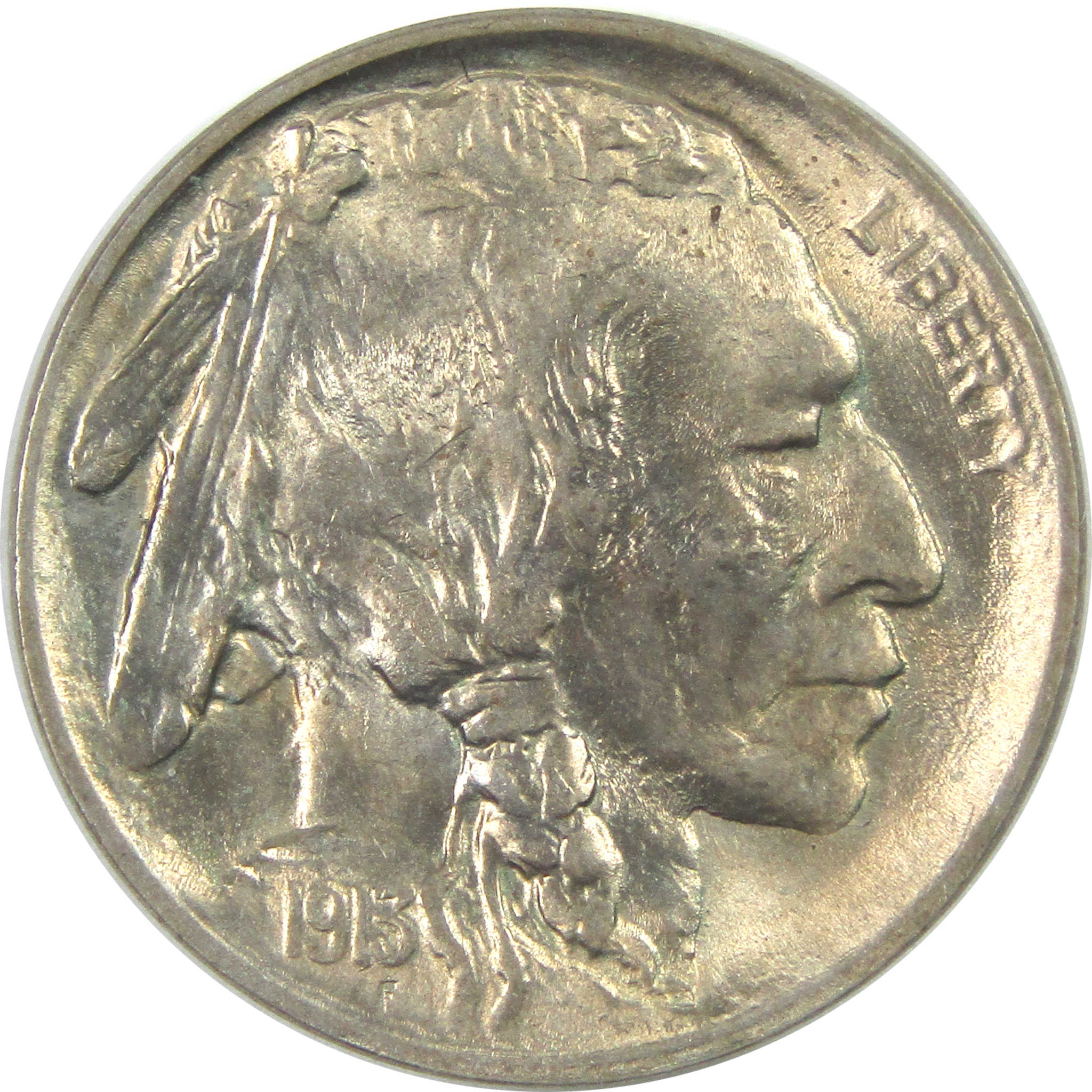 1913 Type 1 Buffalo Nickel BU Choice Uncirculated 5c Coin SKU:I15396