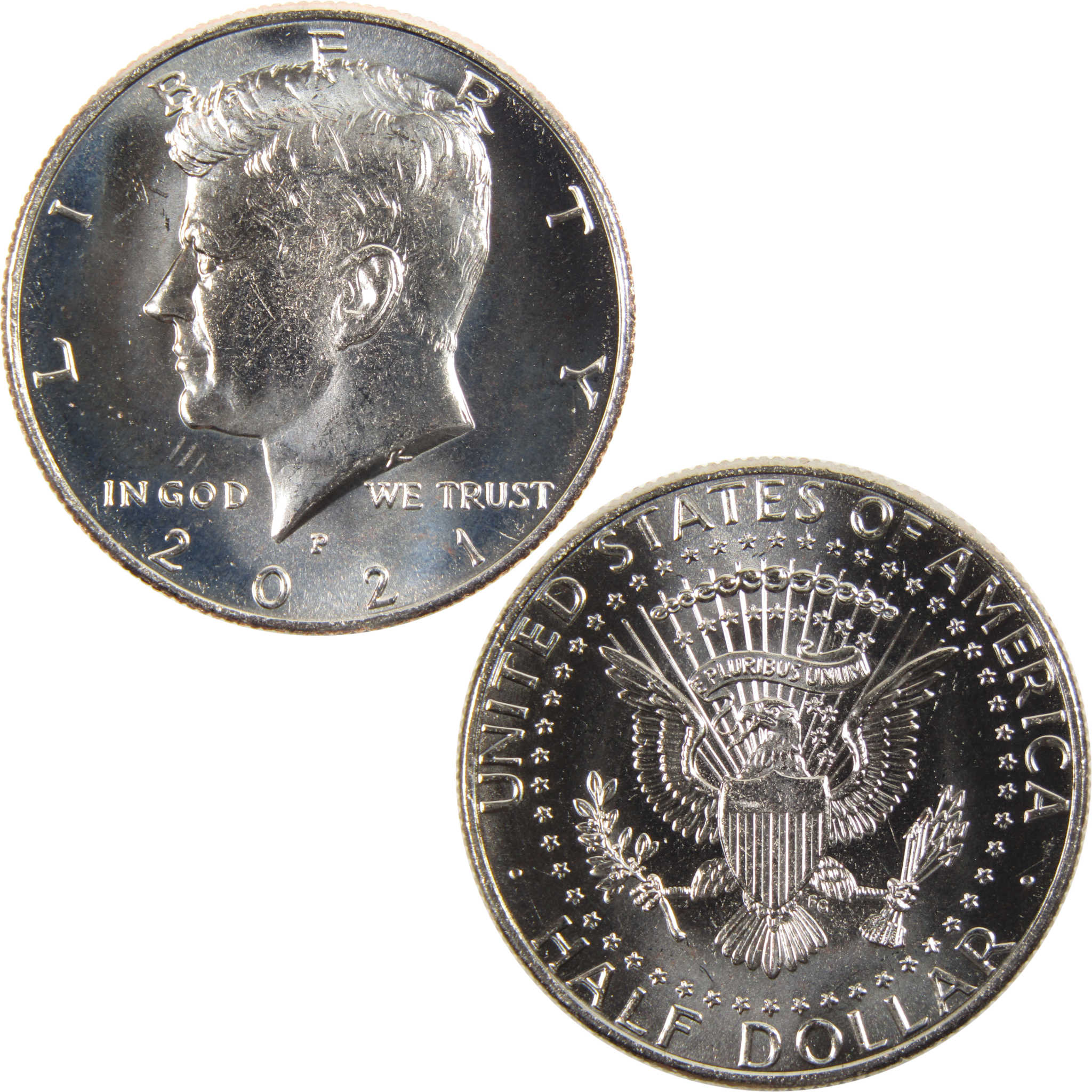 2021 P Kennedy Half Dollar BU Uncirculated Clad 50c Coin