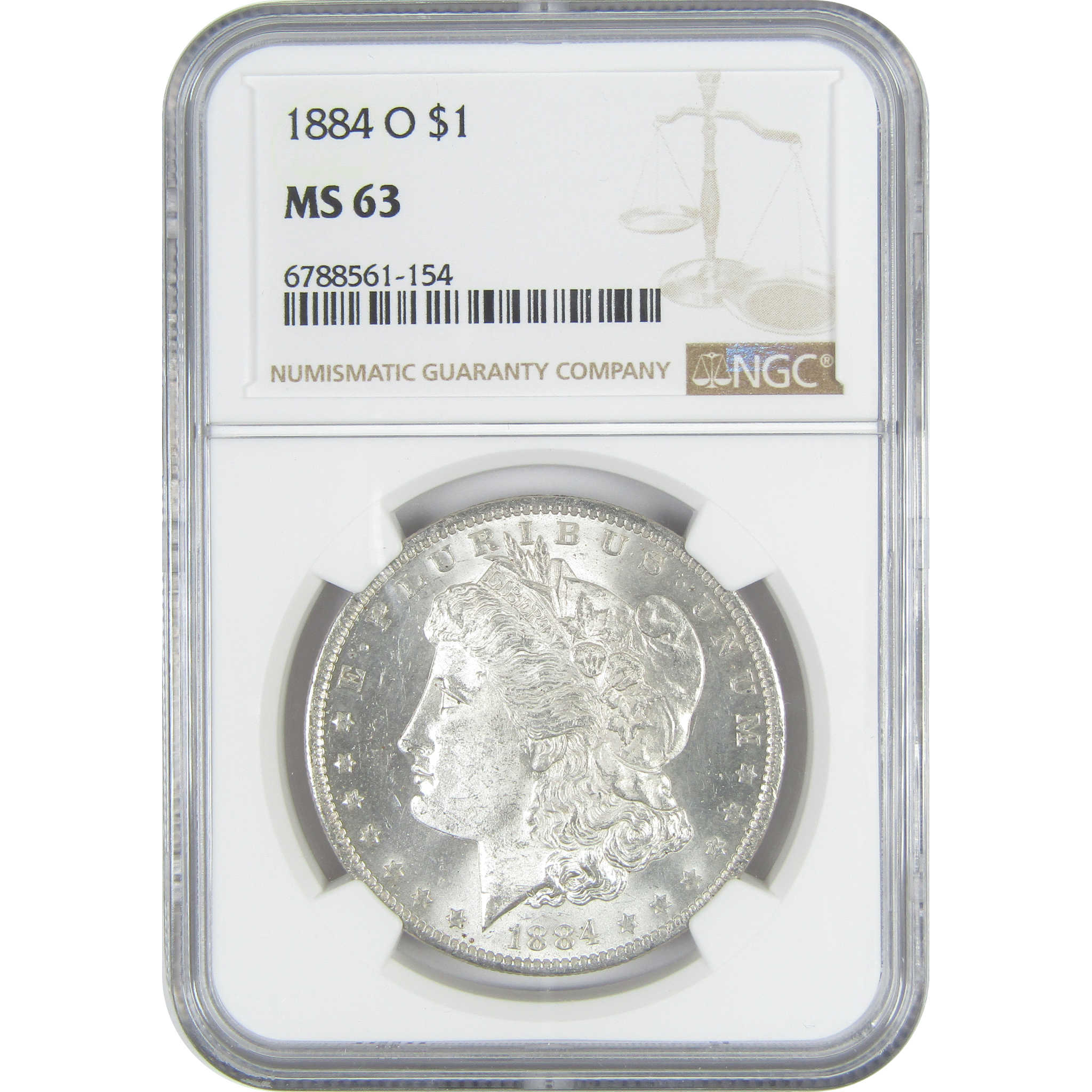 1884 O Morgan Dollar MS 63 NGC Silver $1 Uncirculated Coin SKU:I15661 - Morgan coin - Morgan silver dollar - Morgan silver dollar for sale - Profile Coins &amp; Collectibles