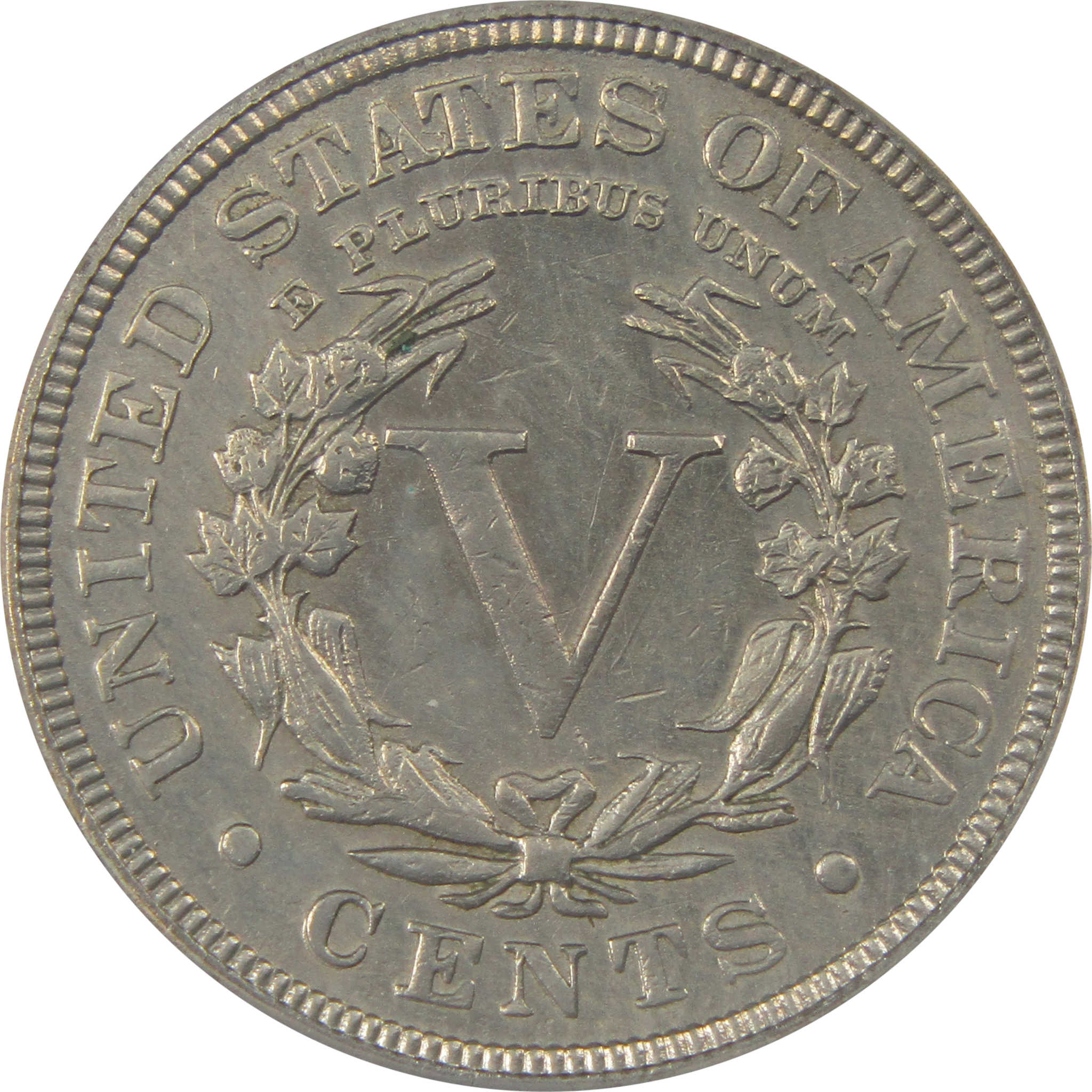 1887 Liberty Head V Nickel AU 55 Details ANACS 5c Coin SKU:I22312