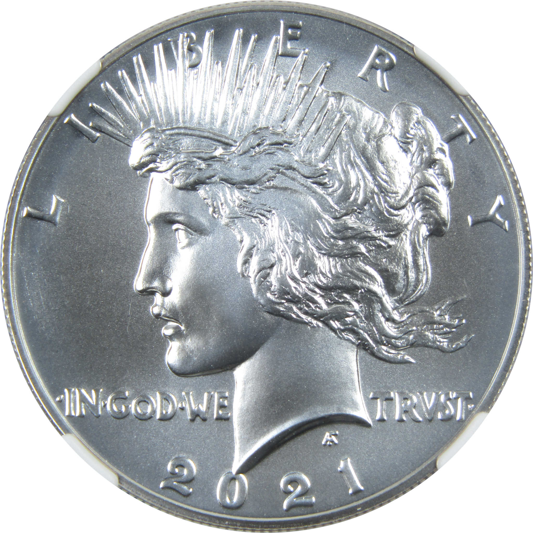 2021 Peace Dollar MS 70 NGC Silver Signed Mercanti SKU:CPC6399