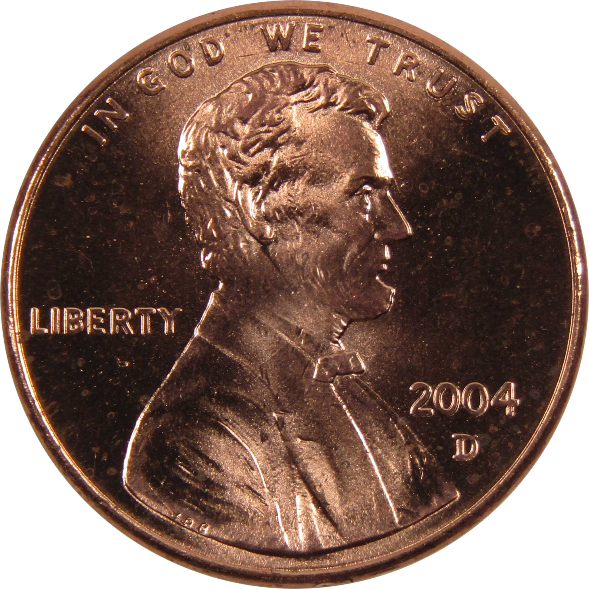 2004 D Lincoln Memorial Cent BU Uncirculated Penny 1c Coin