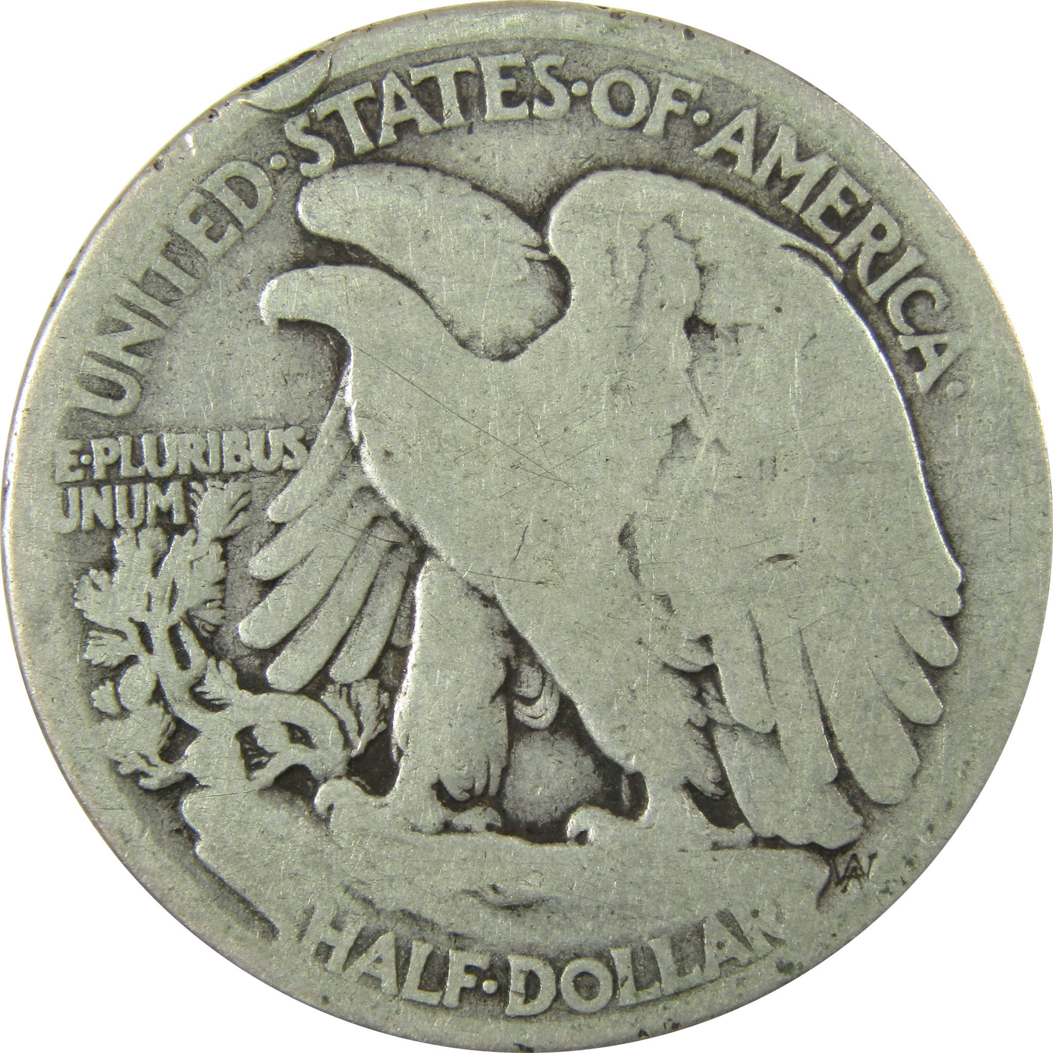 1916 D Liberty Walking Silver Half Dollar G Good Details SKU:CP1454