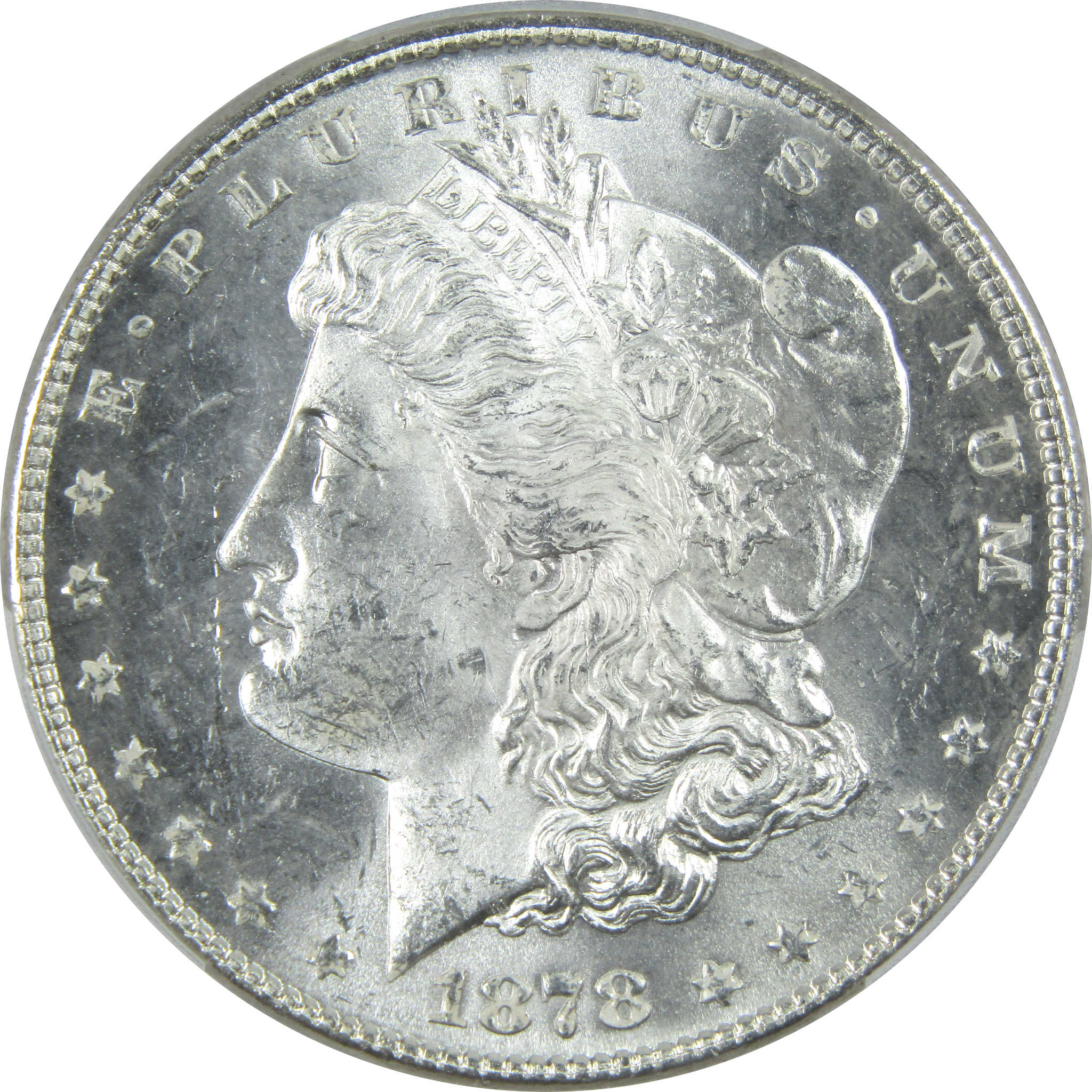 1878 7/8TF Strong Morgan Dollar MS 64 PCGS Uncirculated SKU:I14832 - Morgan coin - Morgan silver dollar - Morgan silver dollar for sale - Profile Coins &amp; Collectibles