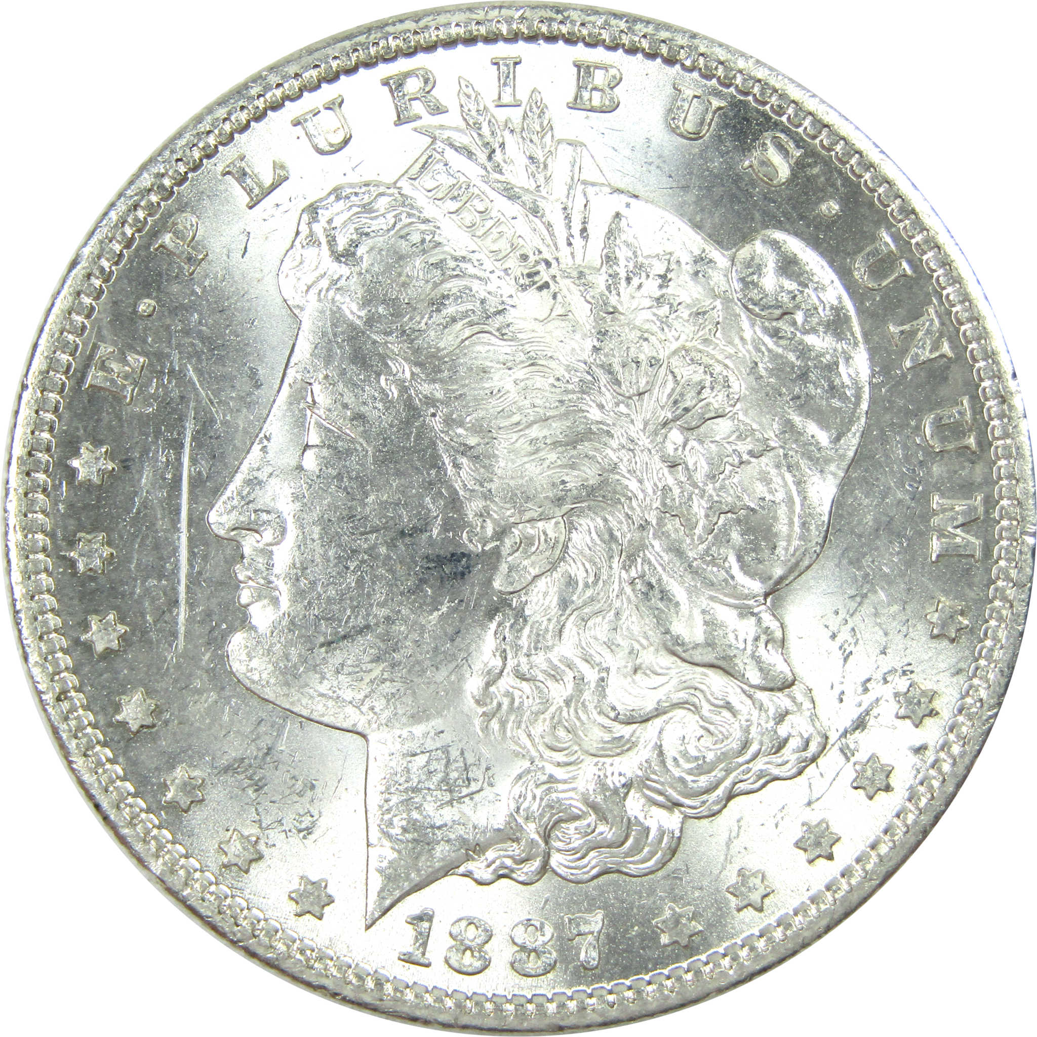 1887 S Morgan Dollar Uncirculated Silver $1 Coin SKU:I14262 - Morgan coin - Morgan silver dollar - Morgan silver dollar for sale - Profile Coins &amp; Collectibles