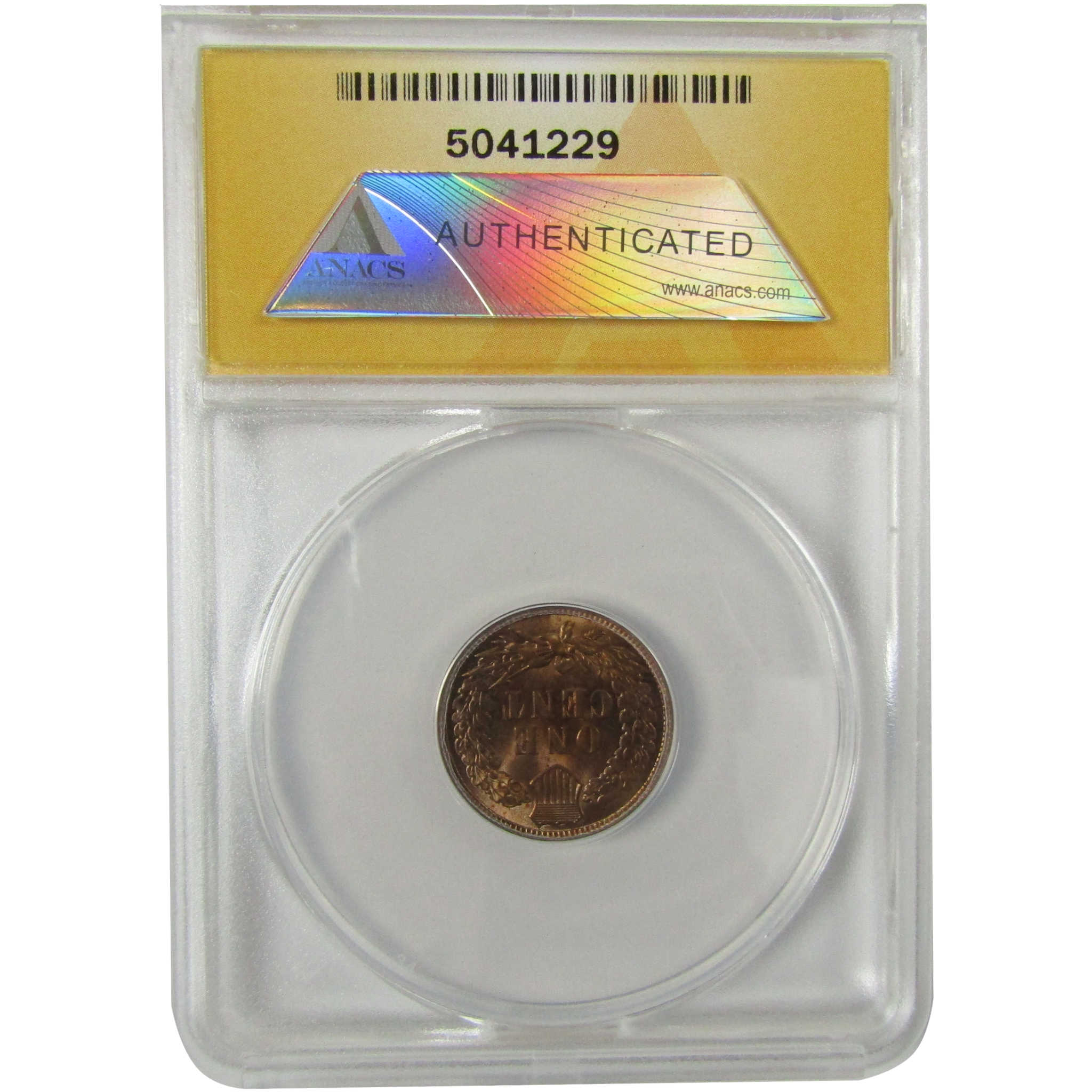 1906 Indian Head Cent MS 63 RB ANACS Uncirculated Penny SKU:I28409
