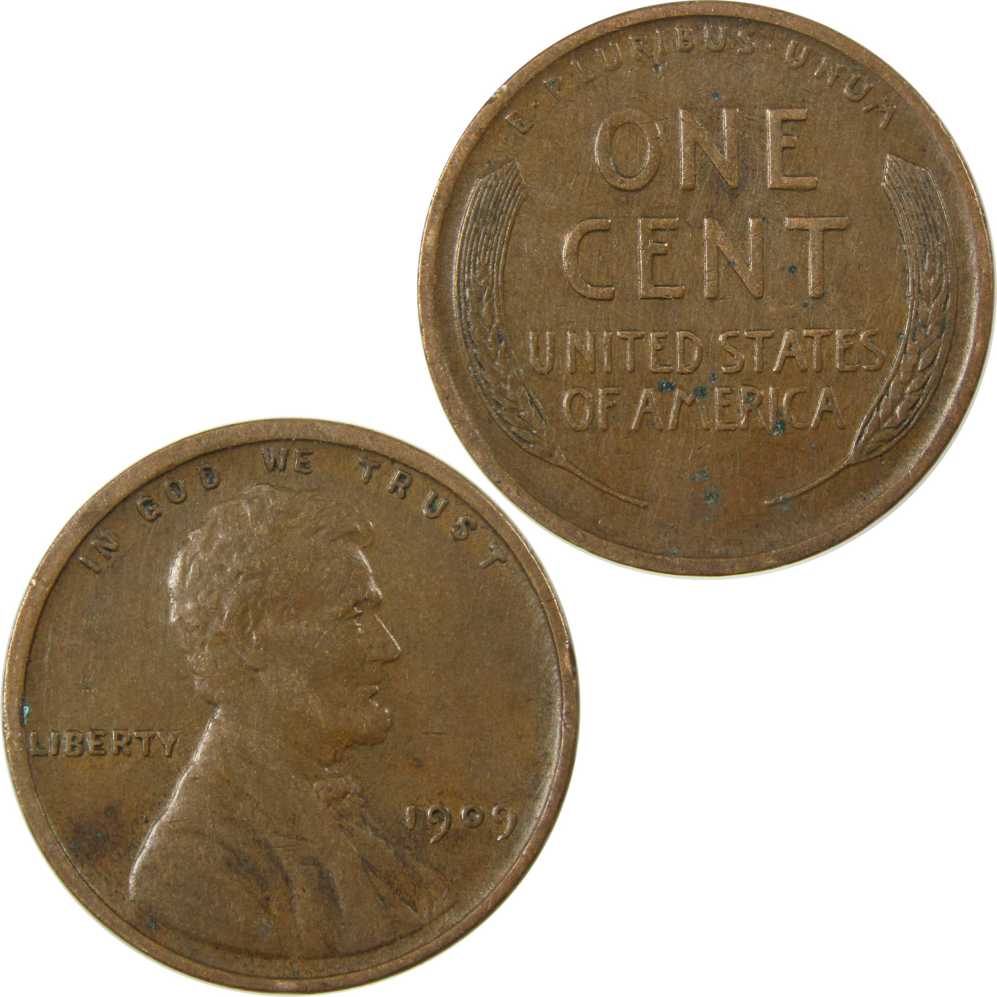 1909 Lincoln Wheat Cent VF Very Fine Penny 1c Coin SKU:I26828