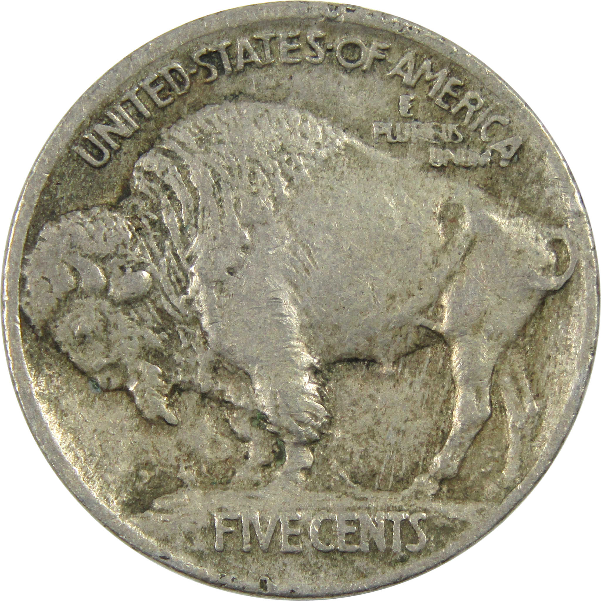 1913 Type 1 Indian Head Buffalo Nickel VF Very Fine 5c Coin SKU:I12990