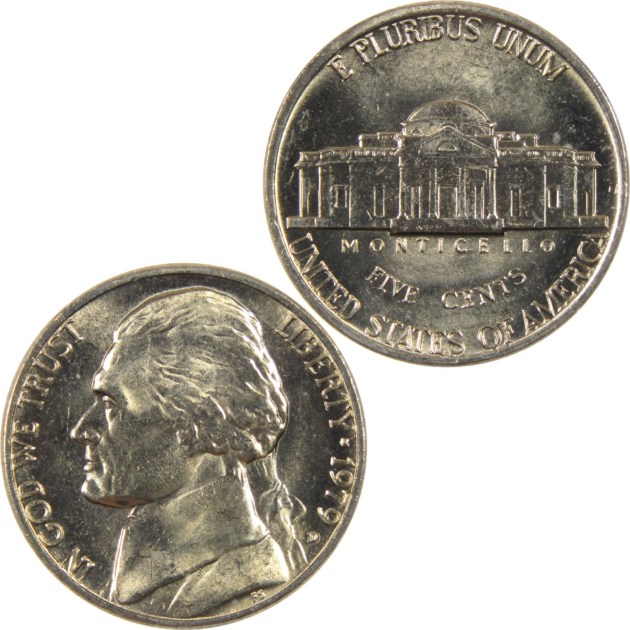 1979 D Jefferson Nickel BU Uncirculated 5c Coin
