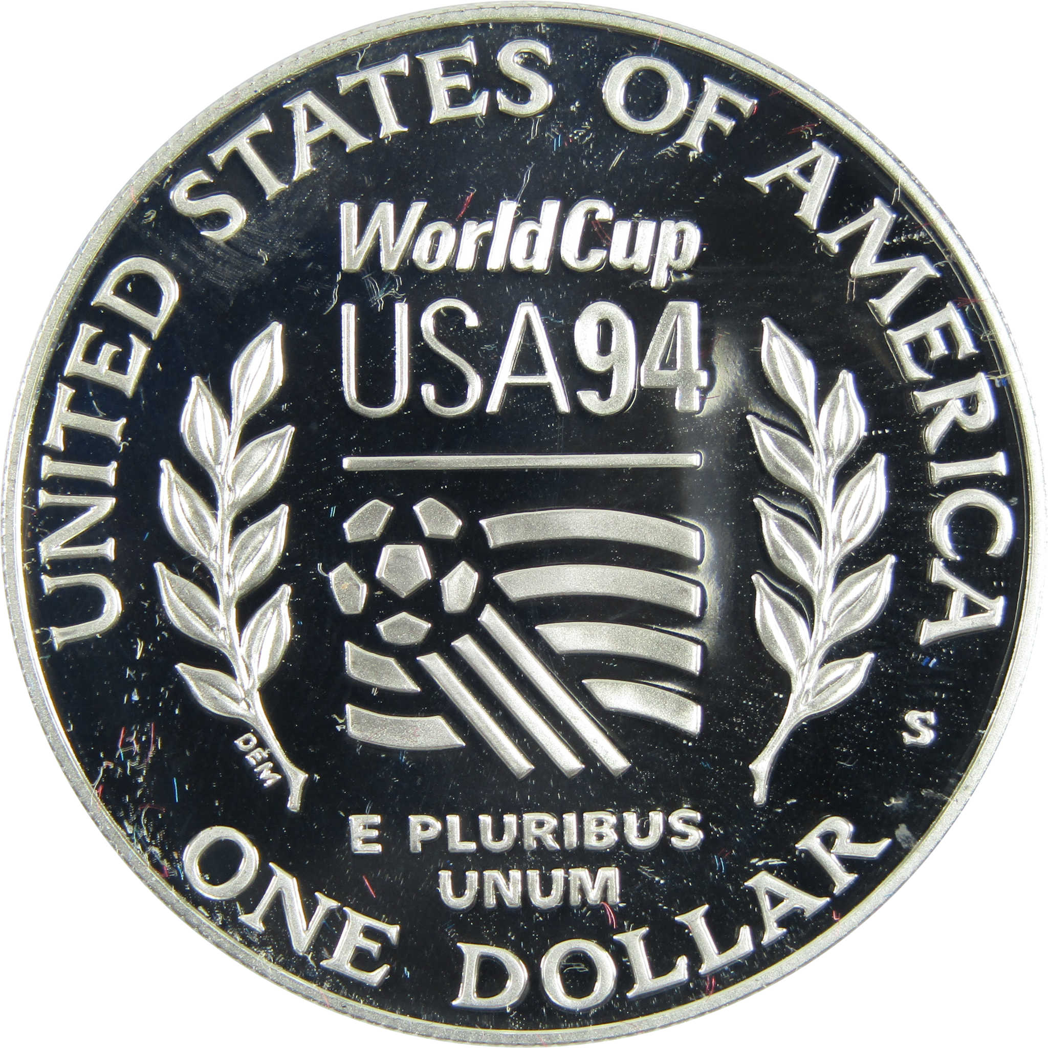 World Cup Tournament Commemorative 1994 S Silver $1 Proof SKU:CPC6580