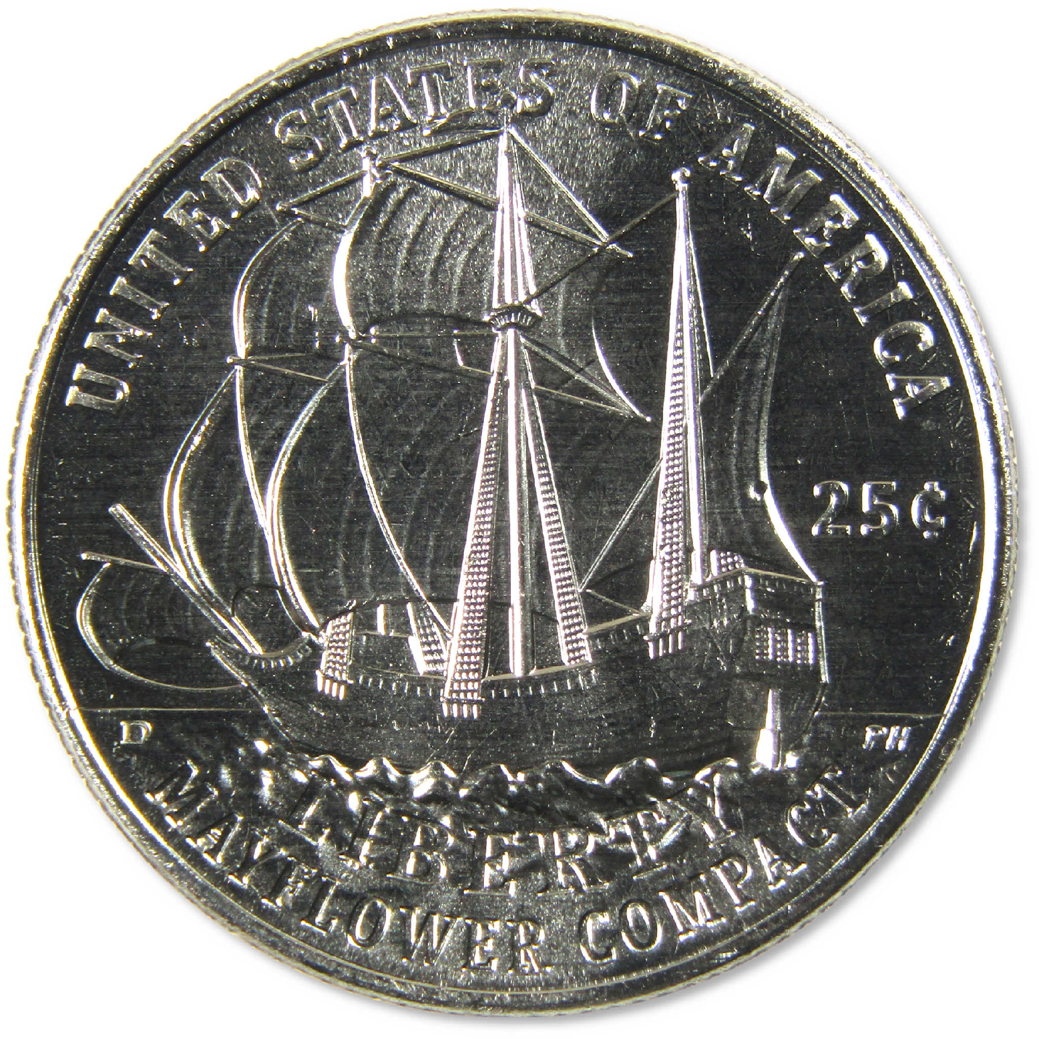 2026 D Mayflower Compact Semiquincentennial Clad Quarter Uncirculated