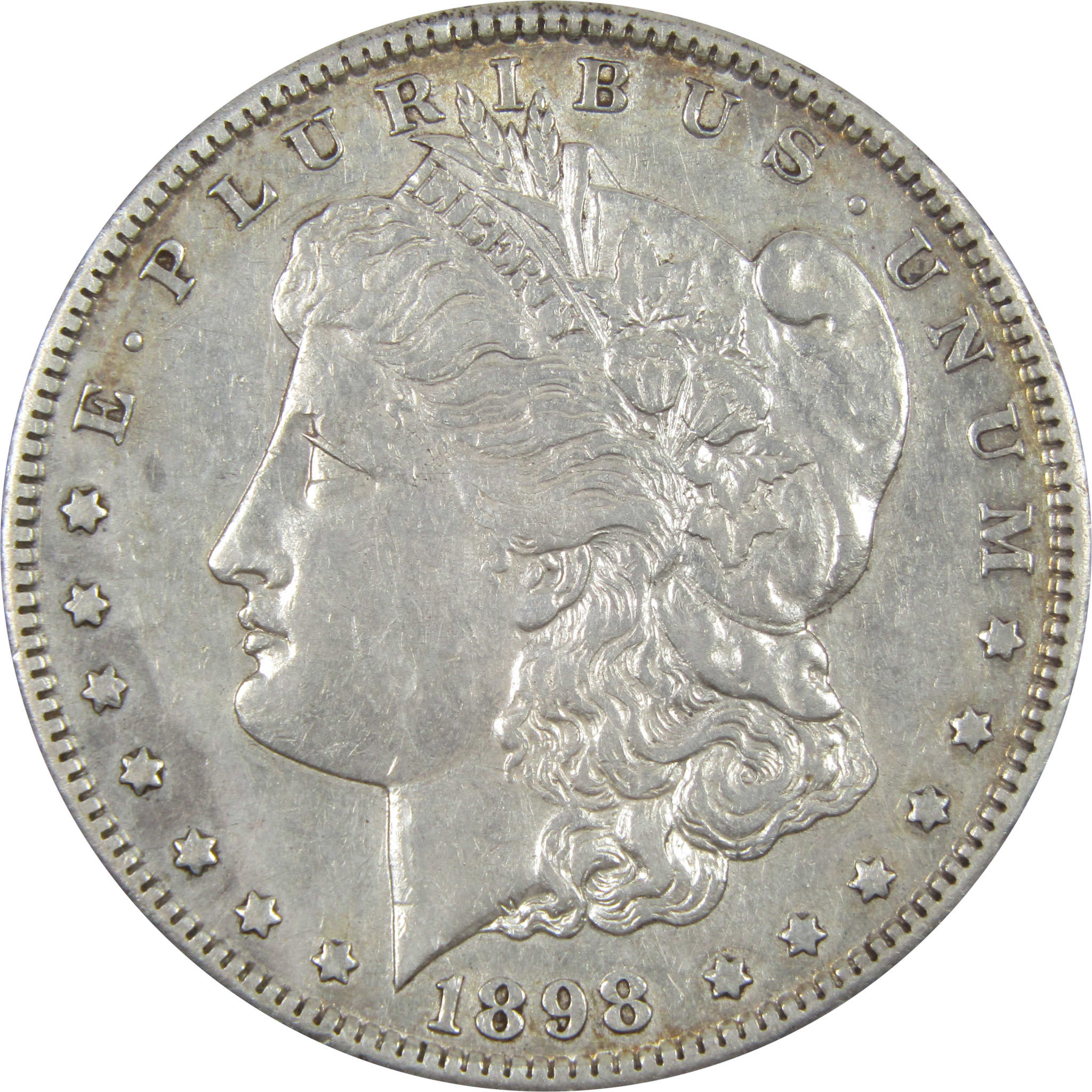 1898 S Morgan Dollar XF EF Extremely Fine Details Silver $1 SKU:I14404 - Morgan coin - Morgan silver dollar - Morgan silver dollar for sale - Profile Coins &amp; Collectibles