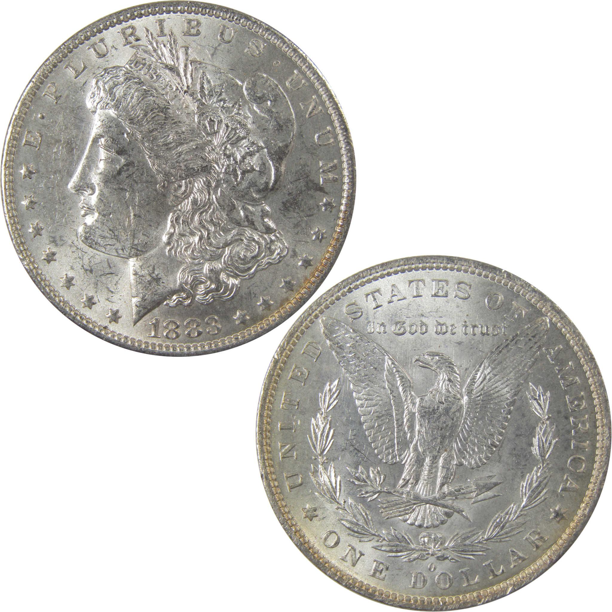 1883 O Morgan Silver Dollar Uncirculated Mint State Toned SKU:I24864