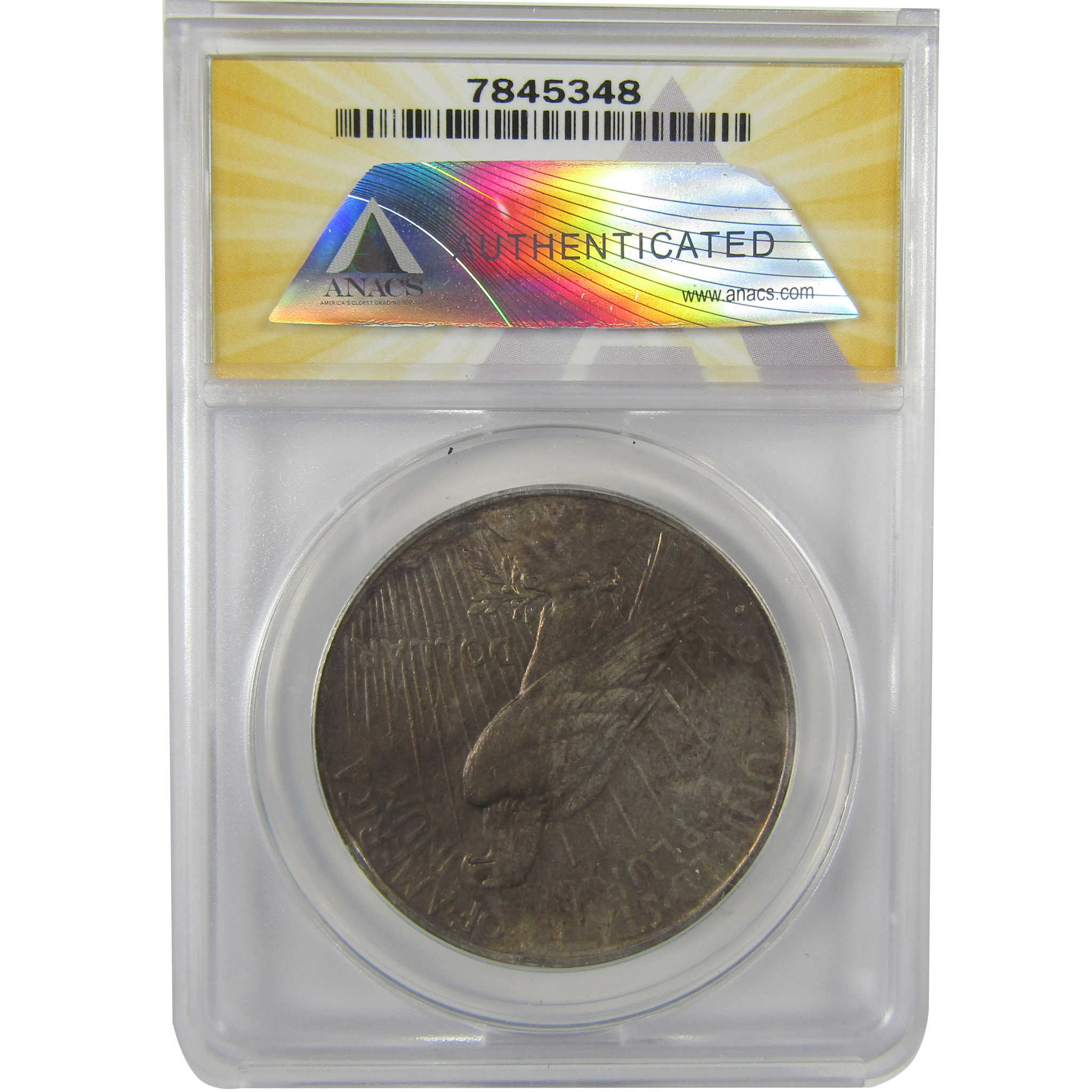 1934 D VAM-3 DDO Large D Peace Dollar EF 40 Details ANACS SKU:I21562