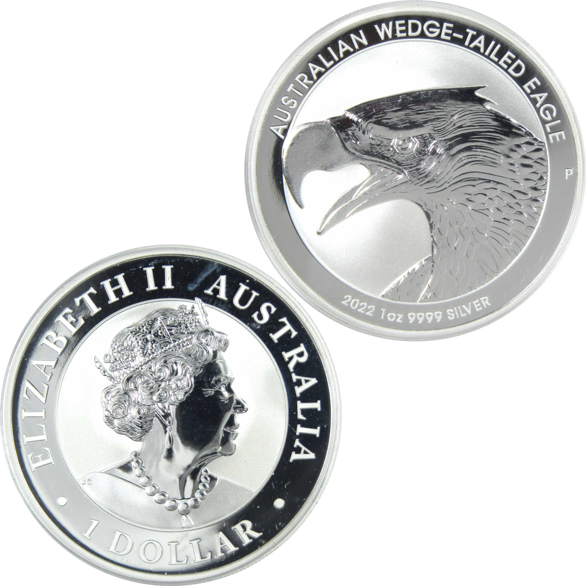 2022 P Australian Wedge-tailed Eagle 1 oz .9999 Silver $1 SKU:CPC7808