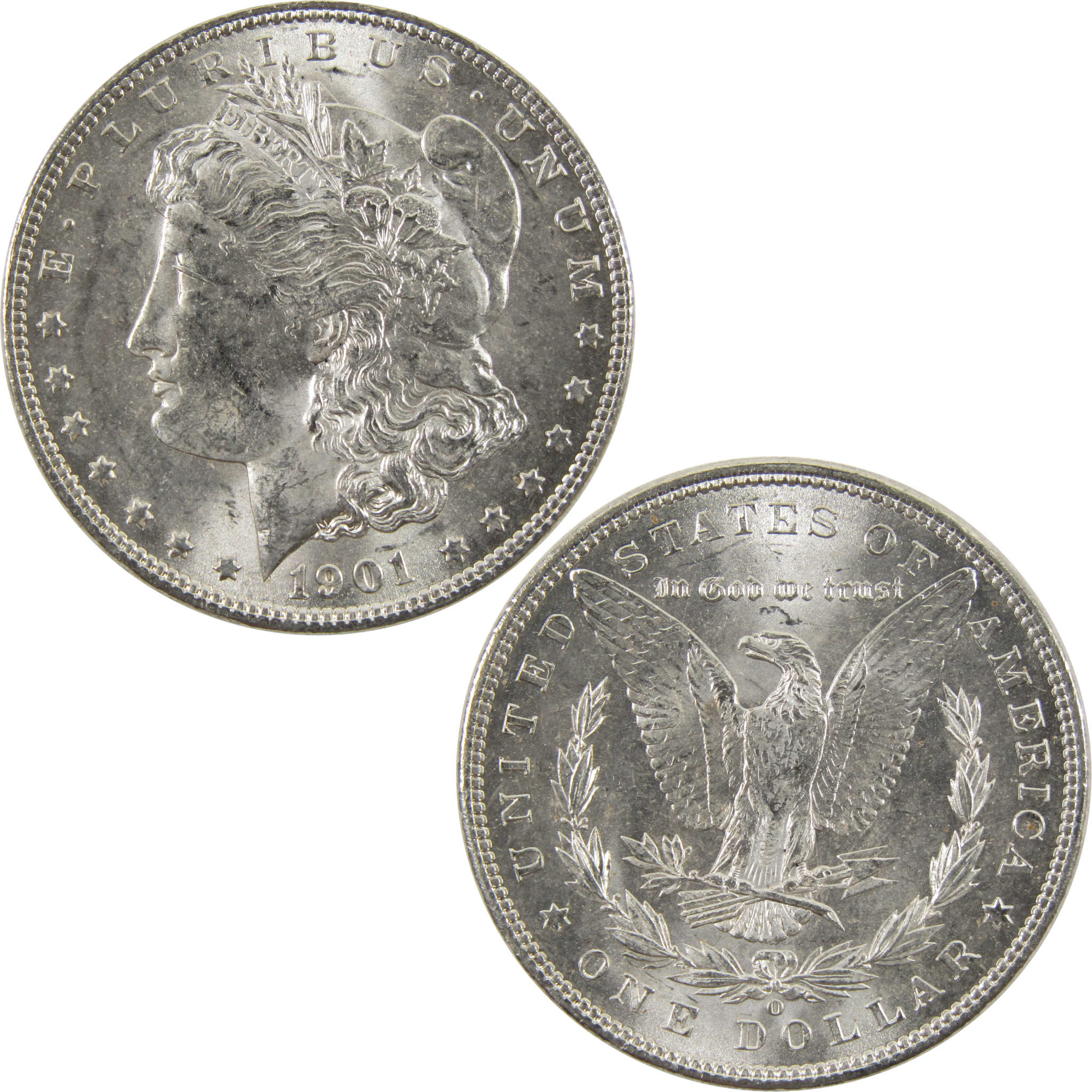 1901 O Morgan Dollar Uncirculated Details 90% Silver $1 SKU:I10465 - Morgan coin - Morgan silver dollar - Morgan silver dollar for sale - Profile Coins &amp; Collectibles