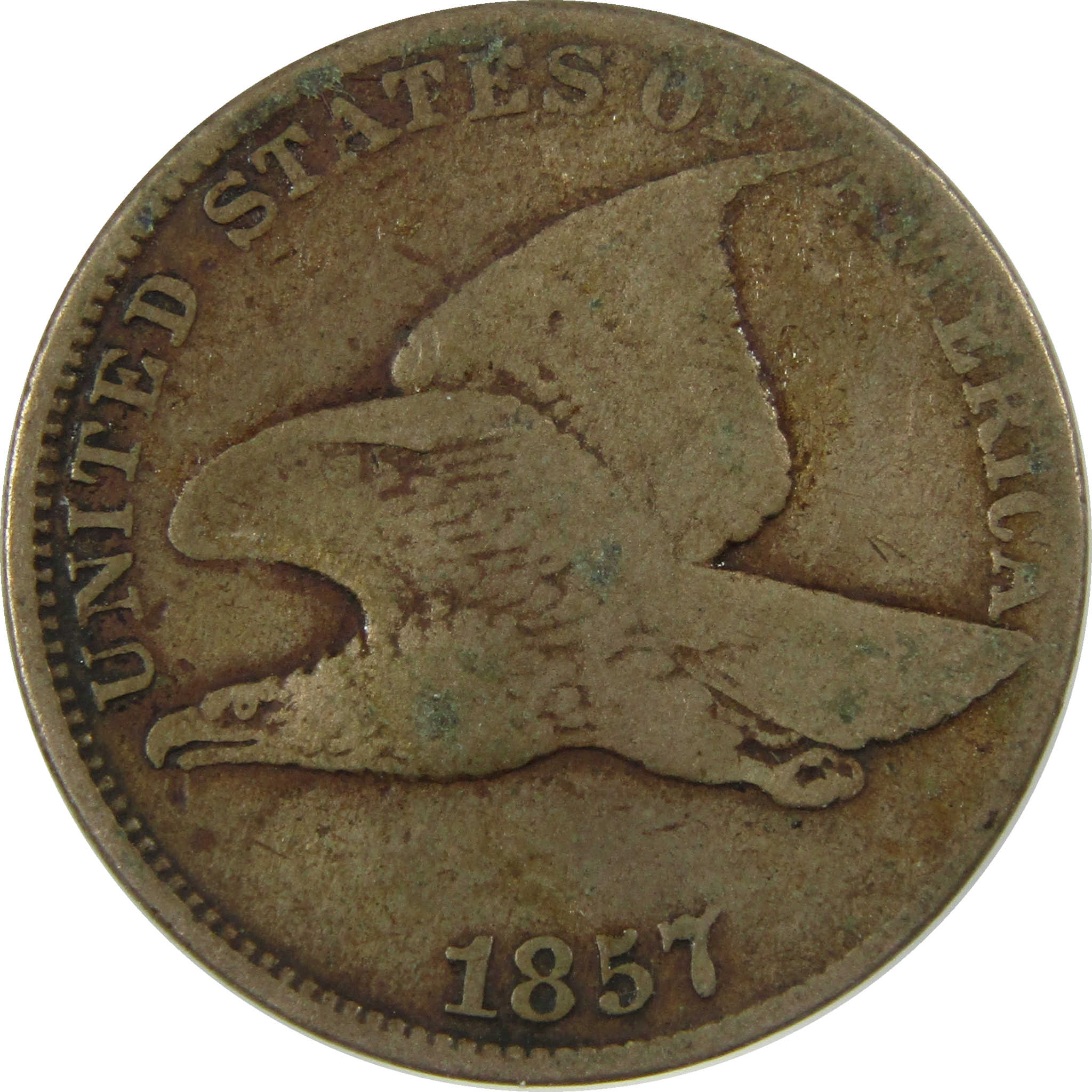 1857 Flying Eagle Cent G Good Penny 1c Coin Collectible SKU:I26961