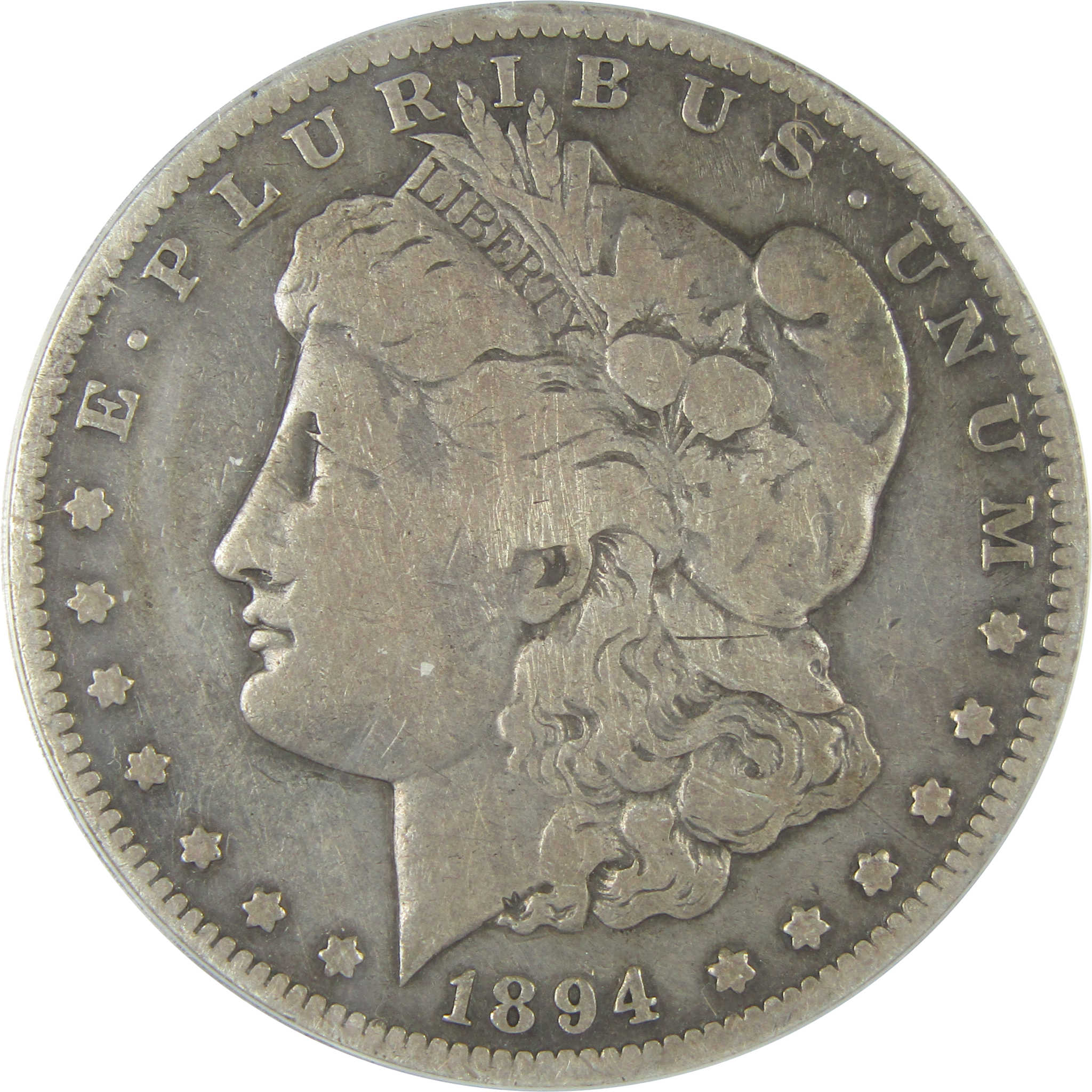 1894 S Morgan Dollar F 12 Details ANACS Silver $1 Coin SKU:I16211 - Morgan coin - Morgan silver dollar - Morgan silver dollar for sale - Profile Coins &amp; Collectibles