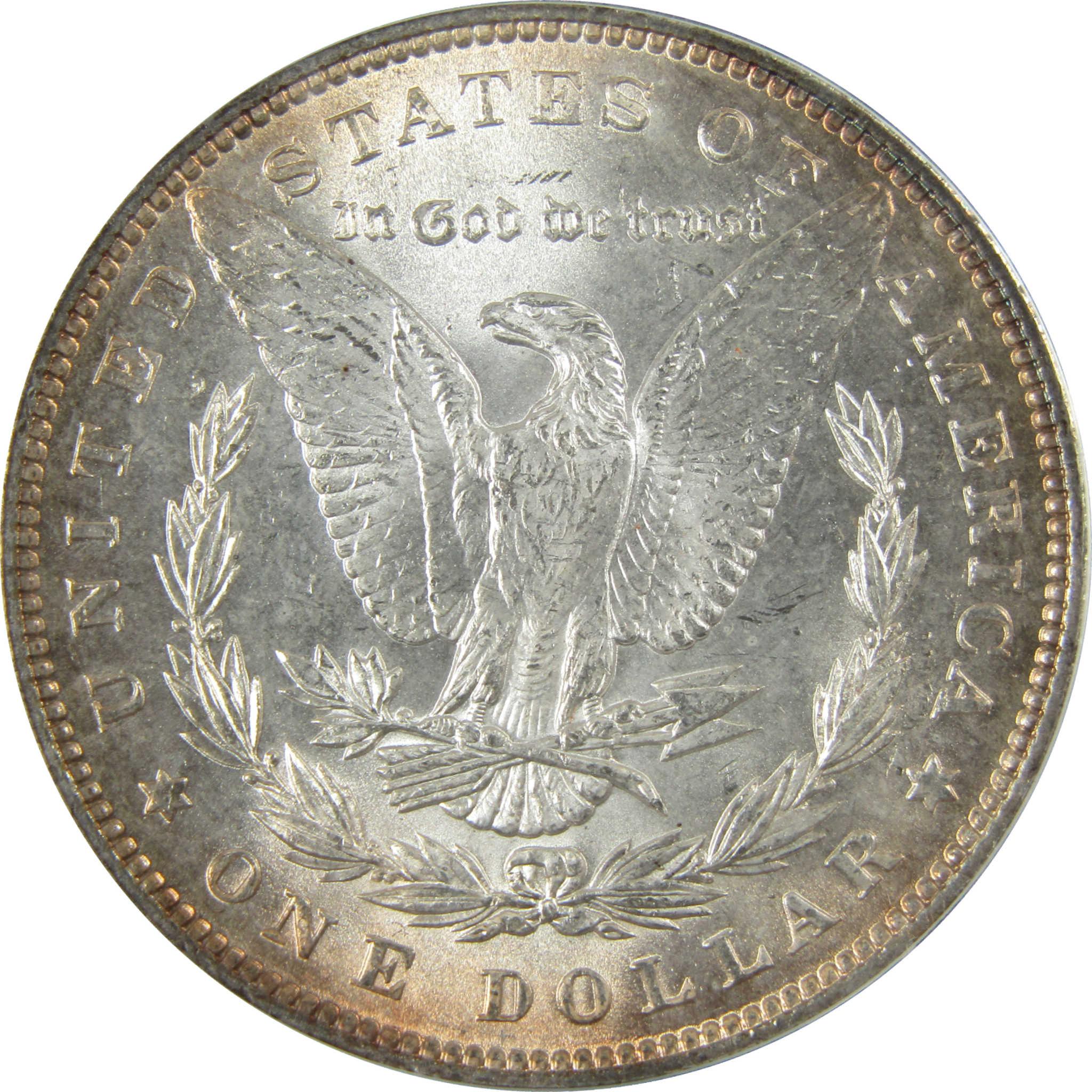 1896 Morgan Silver Dollar MS 63 ANACS Uncirculated Toned SKU:I27995