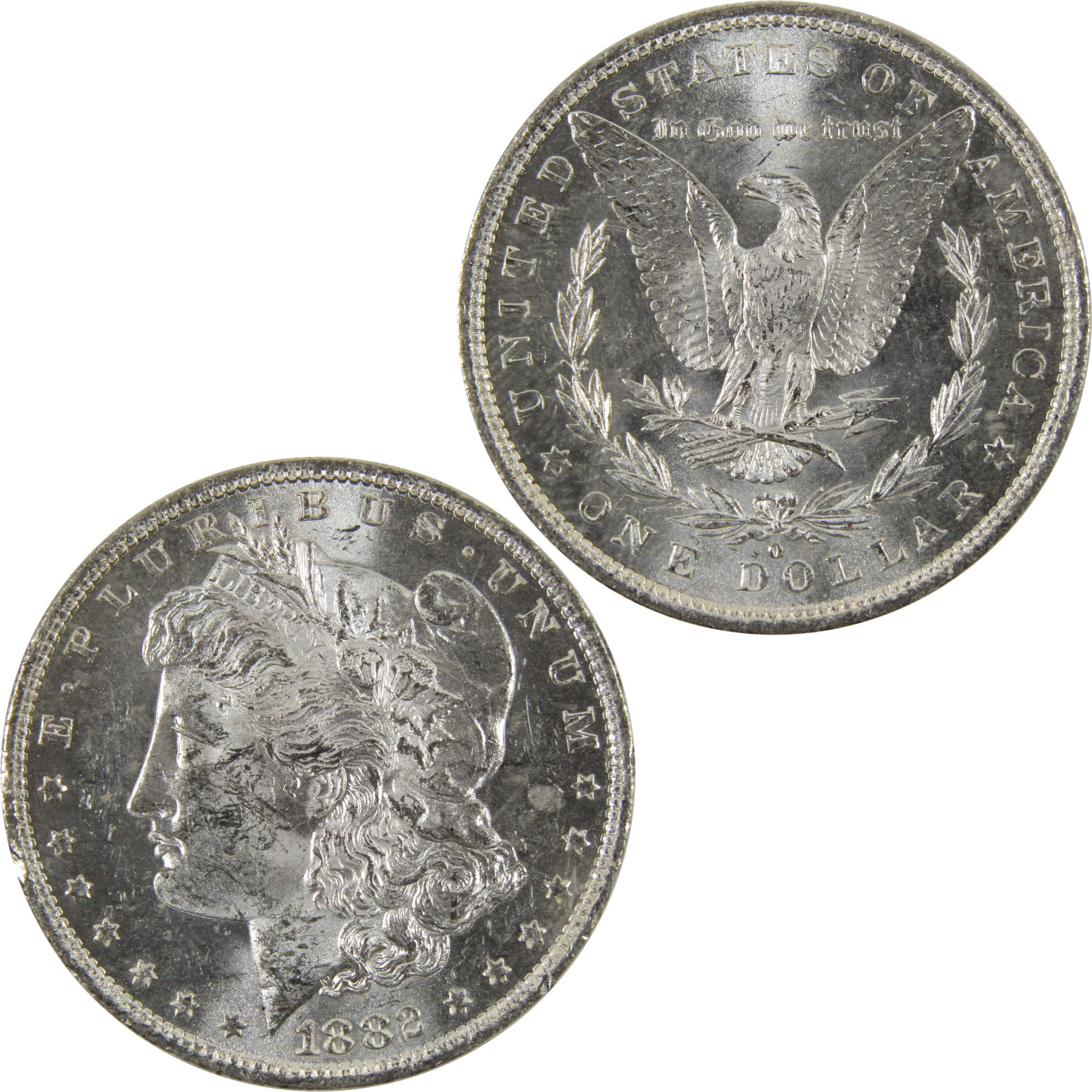 1882 O Morgan Dollar Unc Details 90% Silver $1 Bag Marks SKU:I8796 - Morgan coin - Morgan silver dollar - Morgan silver dollar for sale - Profile Coins &amp; Collectibles