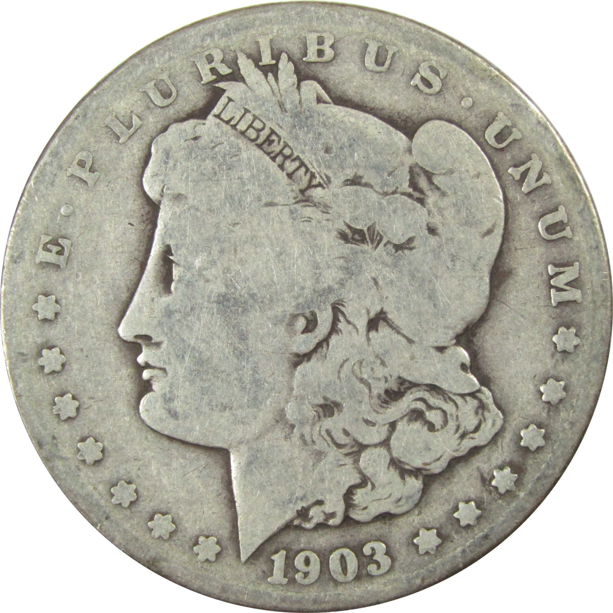 1903 S Morgan Silver Dollar VG Very Good $1 Coin SKU:I28615