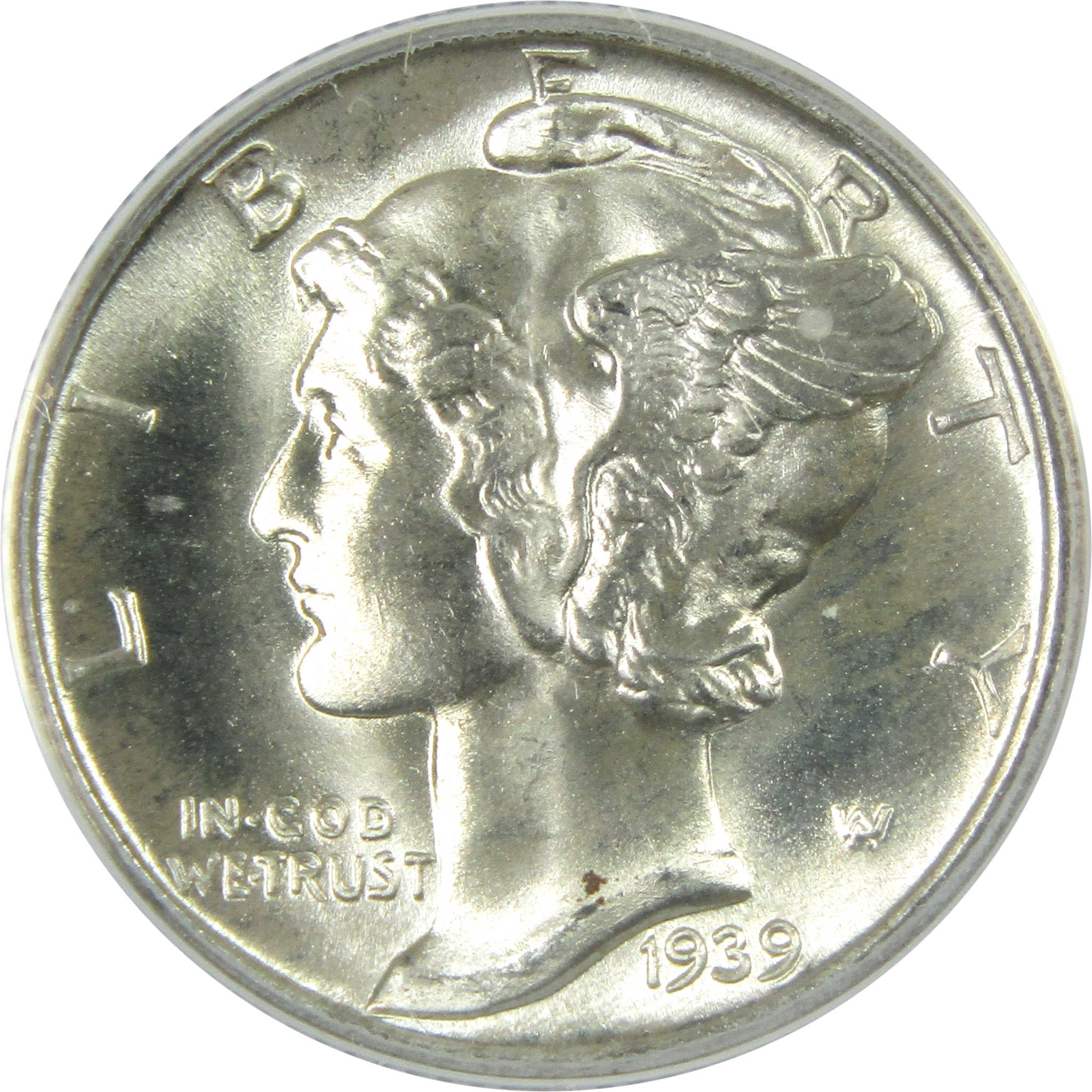 1939 D/D Mercury Dime MS 67 FSB ANACS Silver 10c SKU:I15065