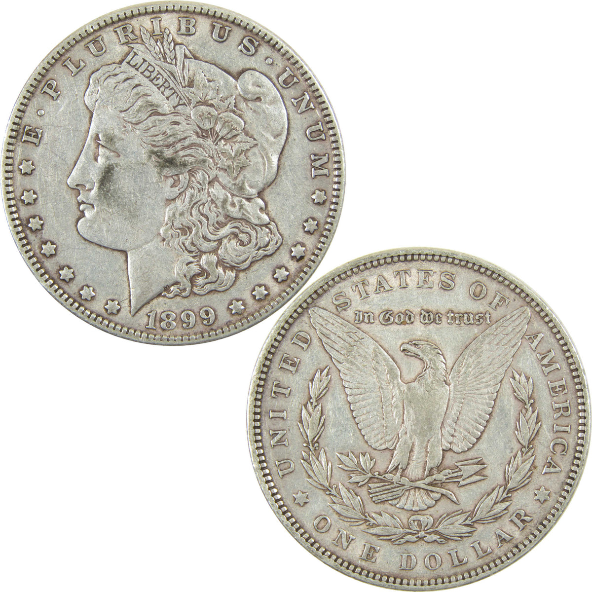 1899 Morgan Silver Dollar XF EF Extremely Fine $1 Coin SKU:CP1693