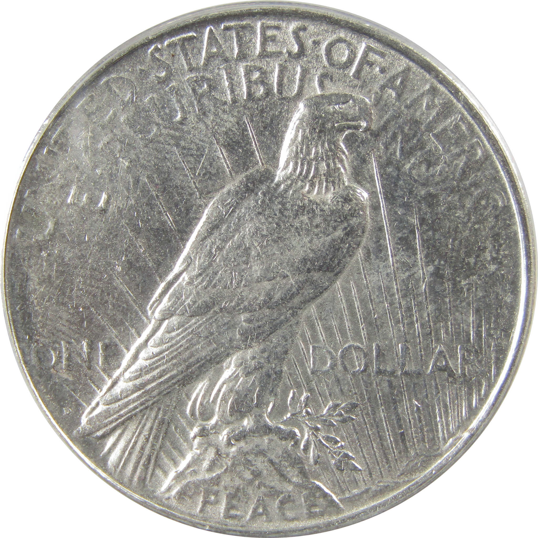 1923 D Peace Dollar AU 55 ANACS Silver $1 Coin SKU:I22177